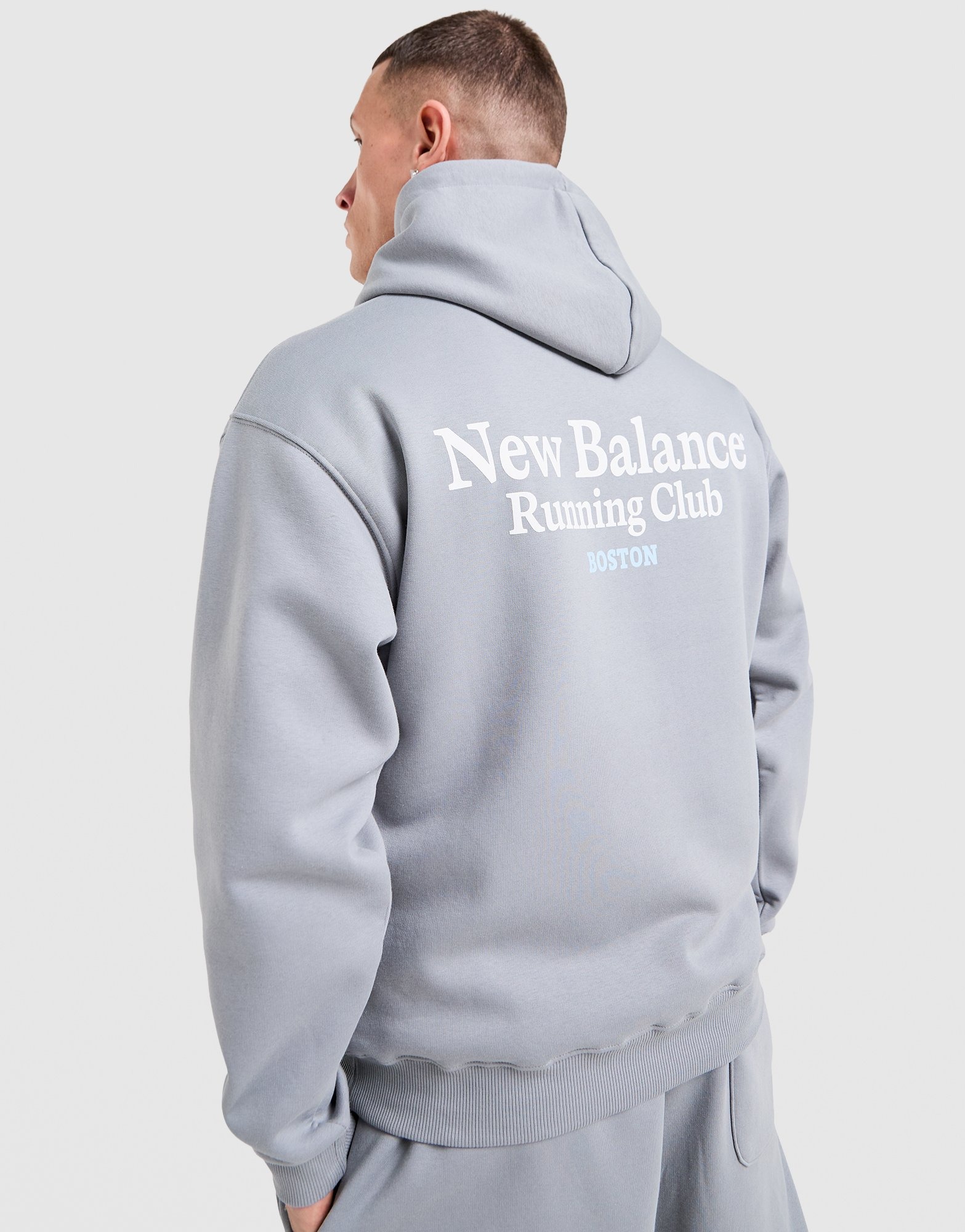 Grey New Balance Run Cub Hoodie - JD Sports Global