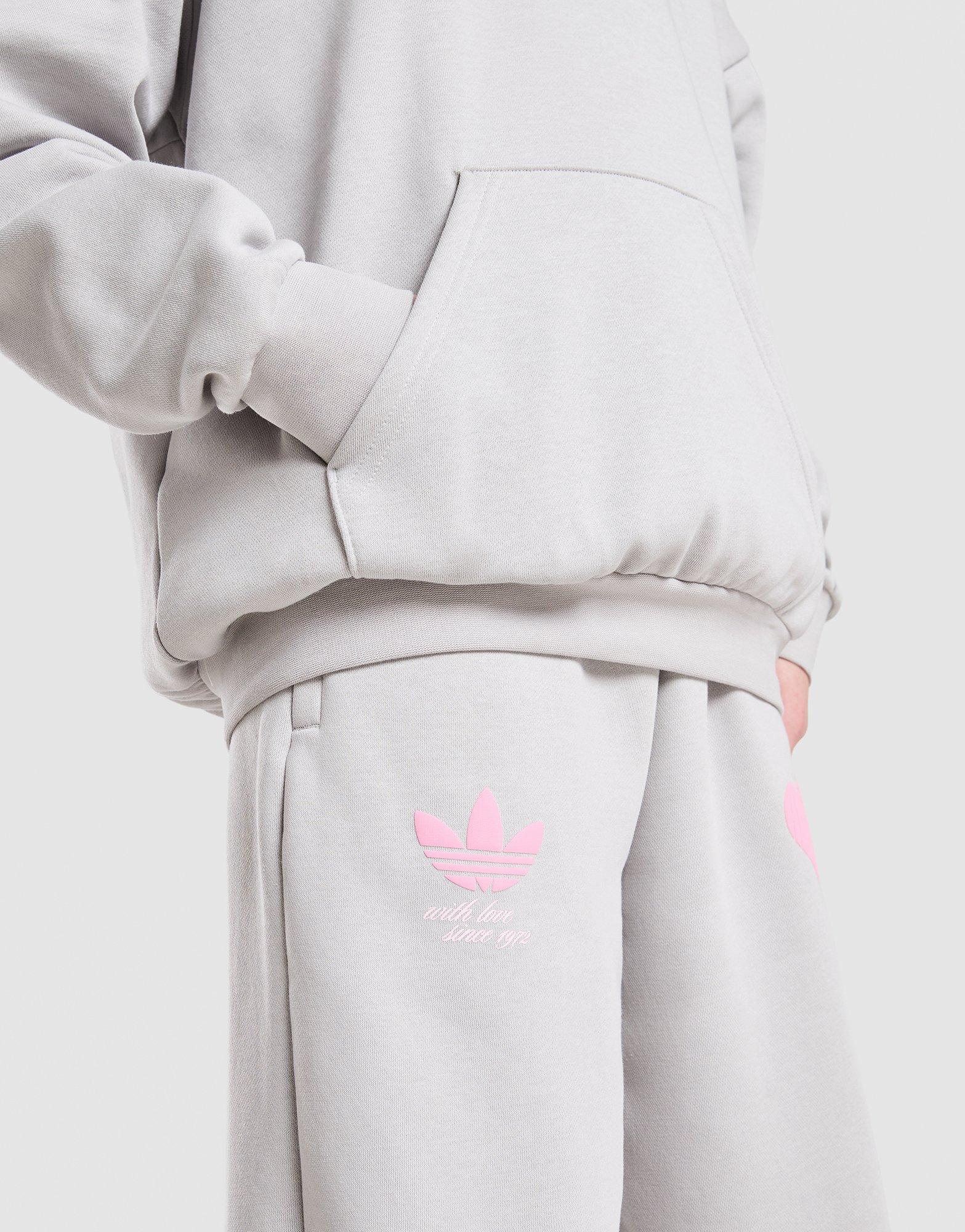 adidas Originals Girls' Heart Wide Leg Joggers Junior