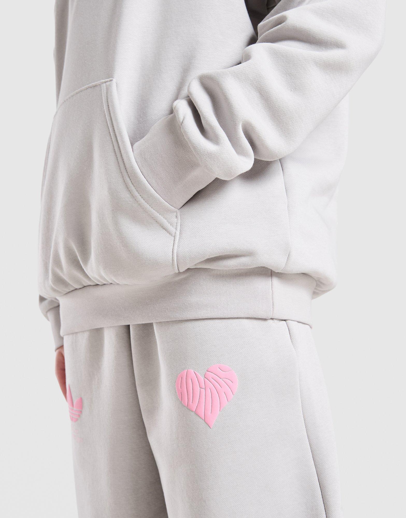 adidas Originals Girls' Heart Wide Leg Joggers Junior