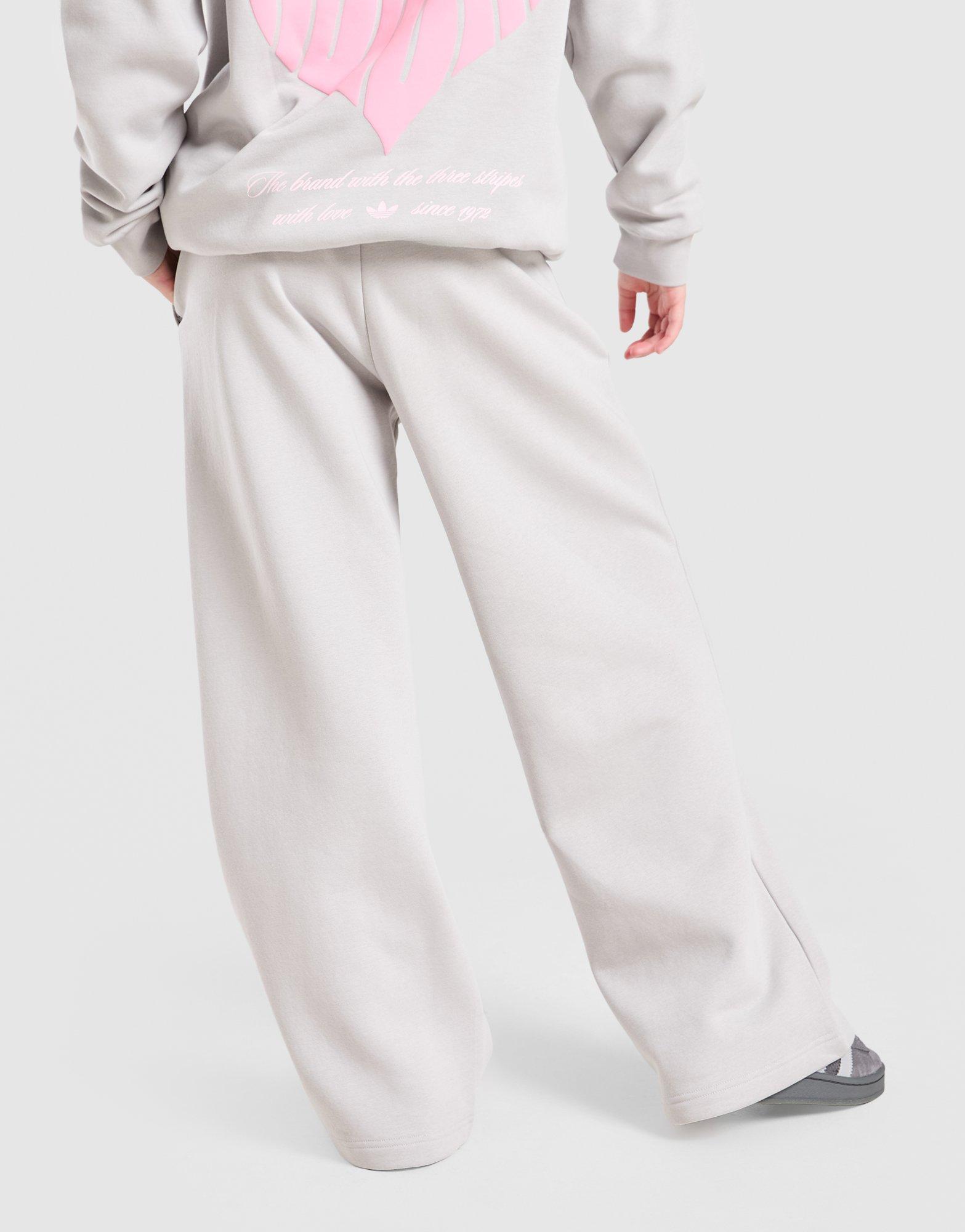 adidas Originals Girls' Heart Wide Leg Joggers Junior