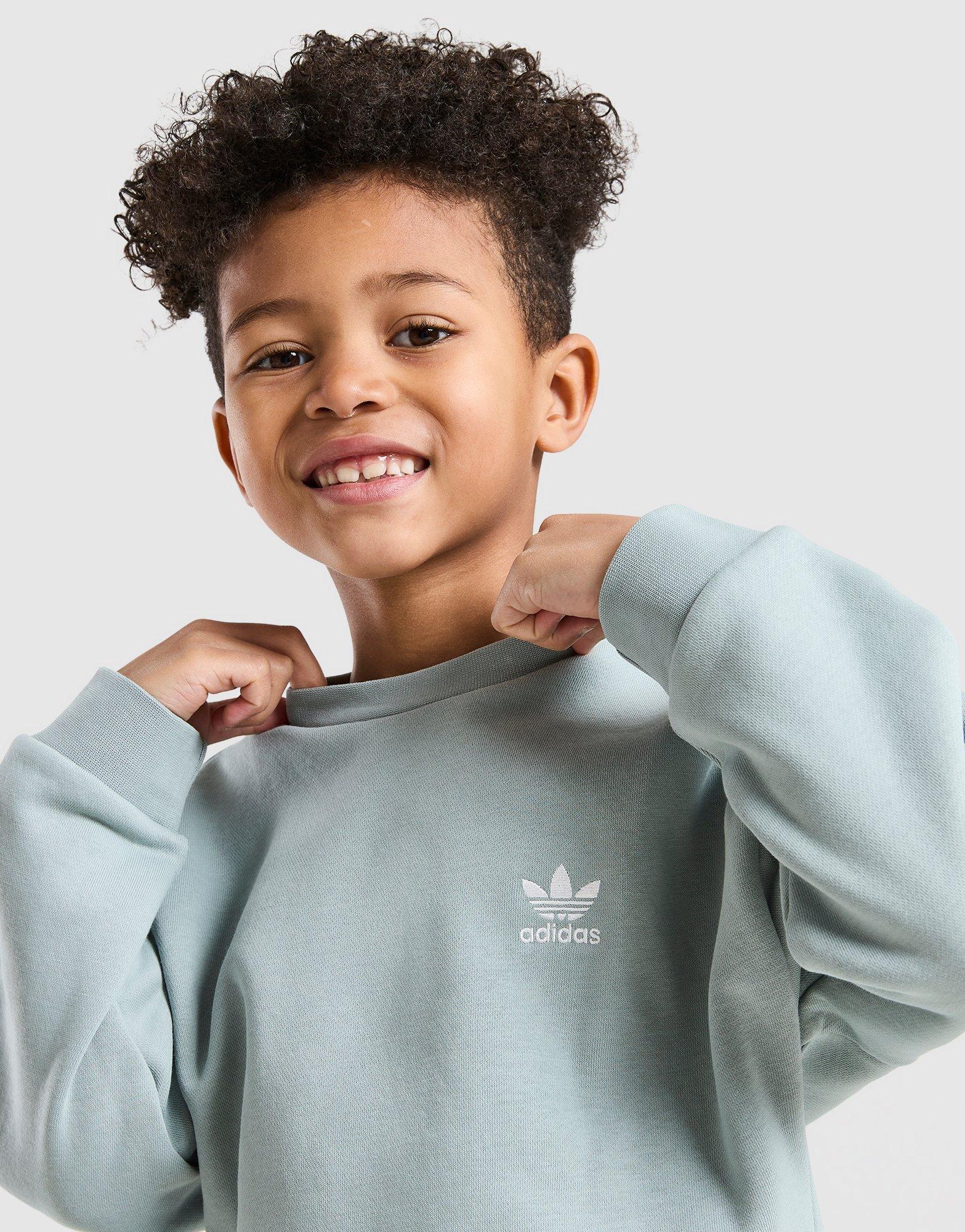adidas Originals Trefoil Oversized Crew Tracksuit Children