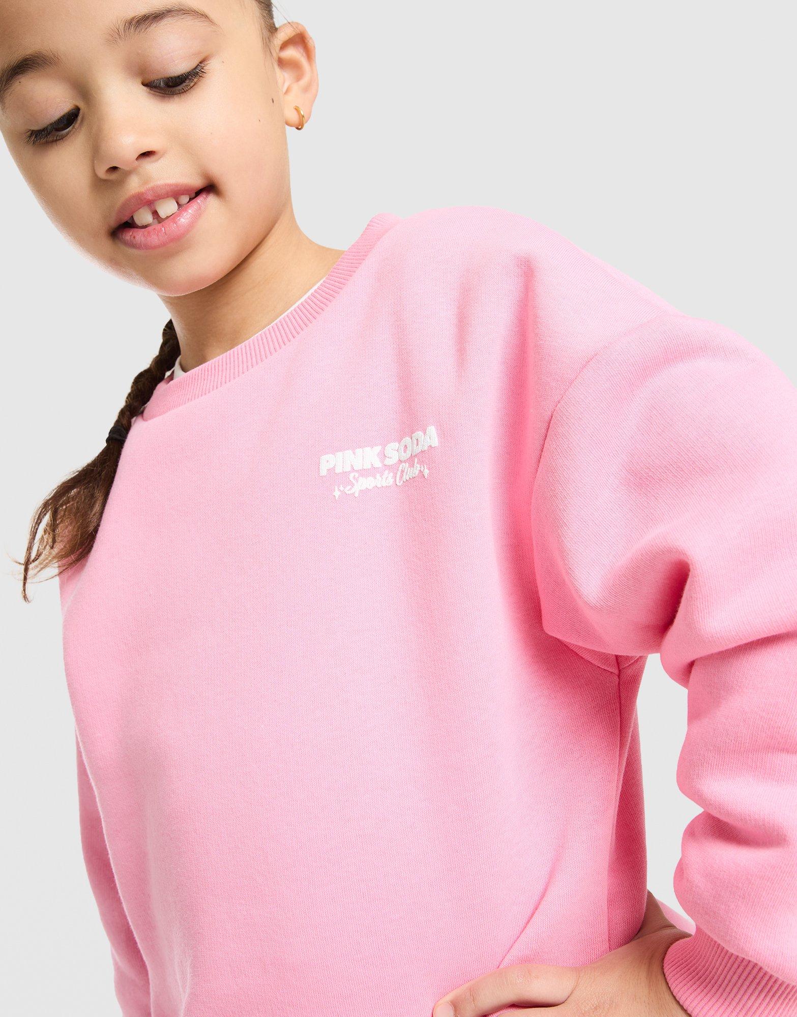 Pink Soda Sport Girls Sporty Crew Sweatshirt/Leggings Set Children