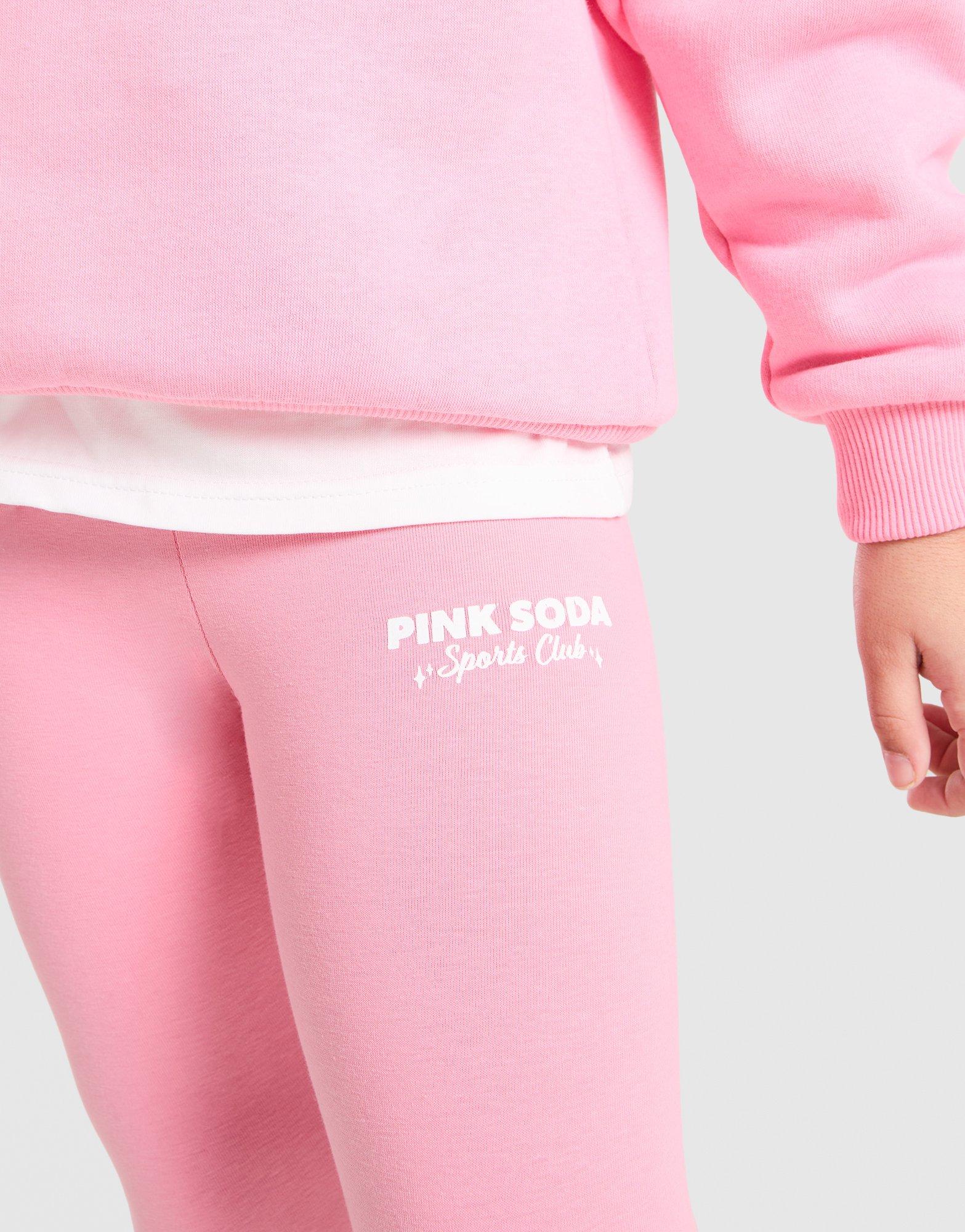 Pink Soda Sport Girls Sporty Crew Sweatshirt/Leggings Set Children