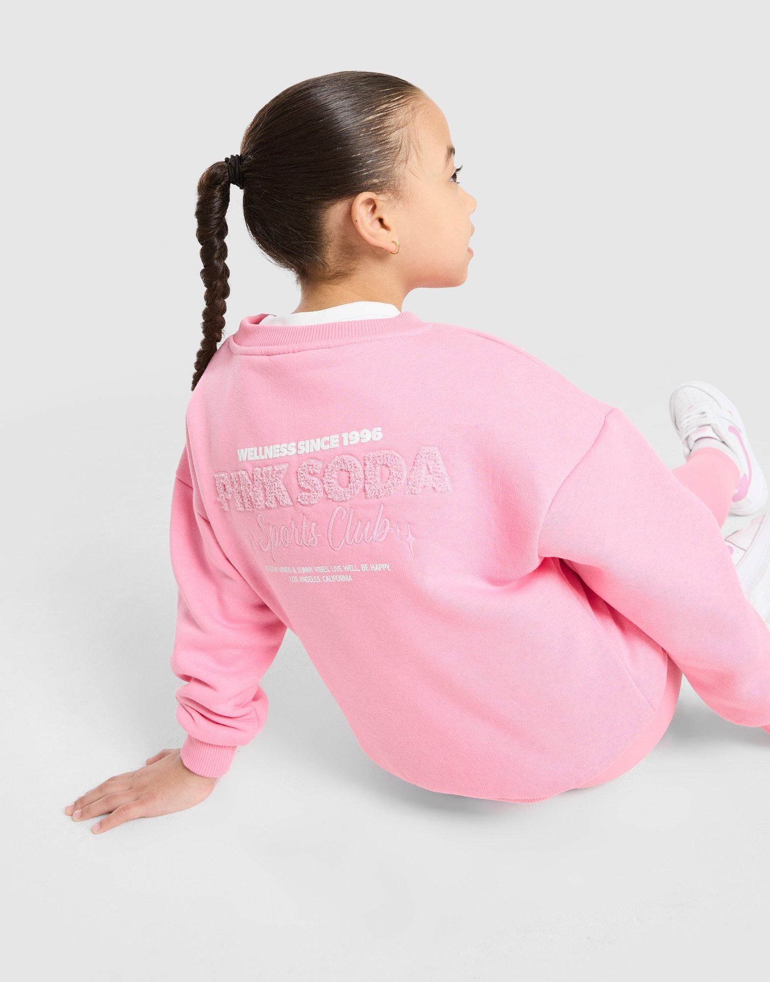 Pink Soda Sport Girls Sporty Crew Sweatshirt/Leggings Set Children