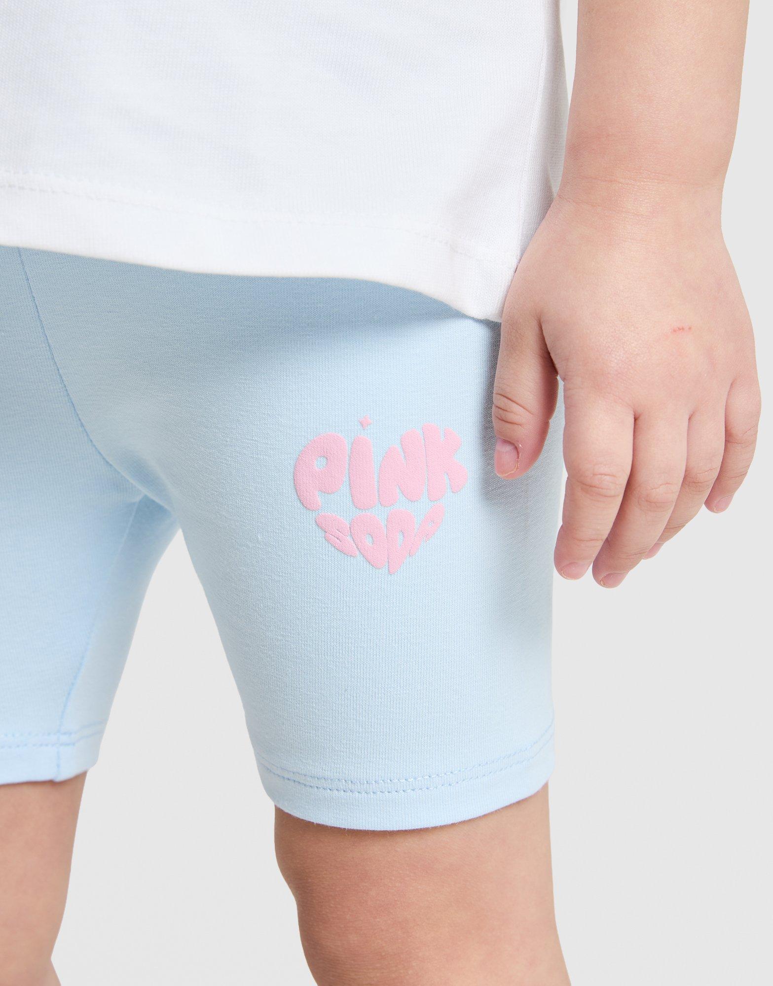 Pink Soda Sport Girls' Heart T-Shirt/Shorts Set Infant