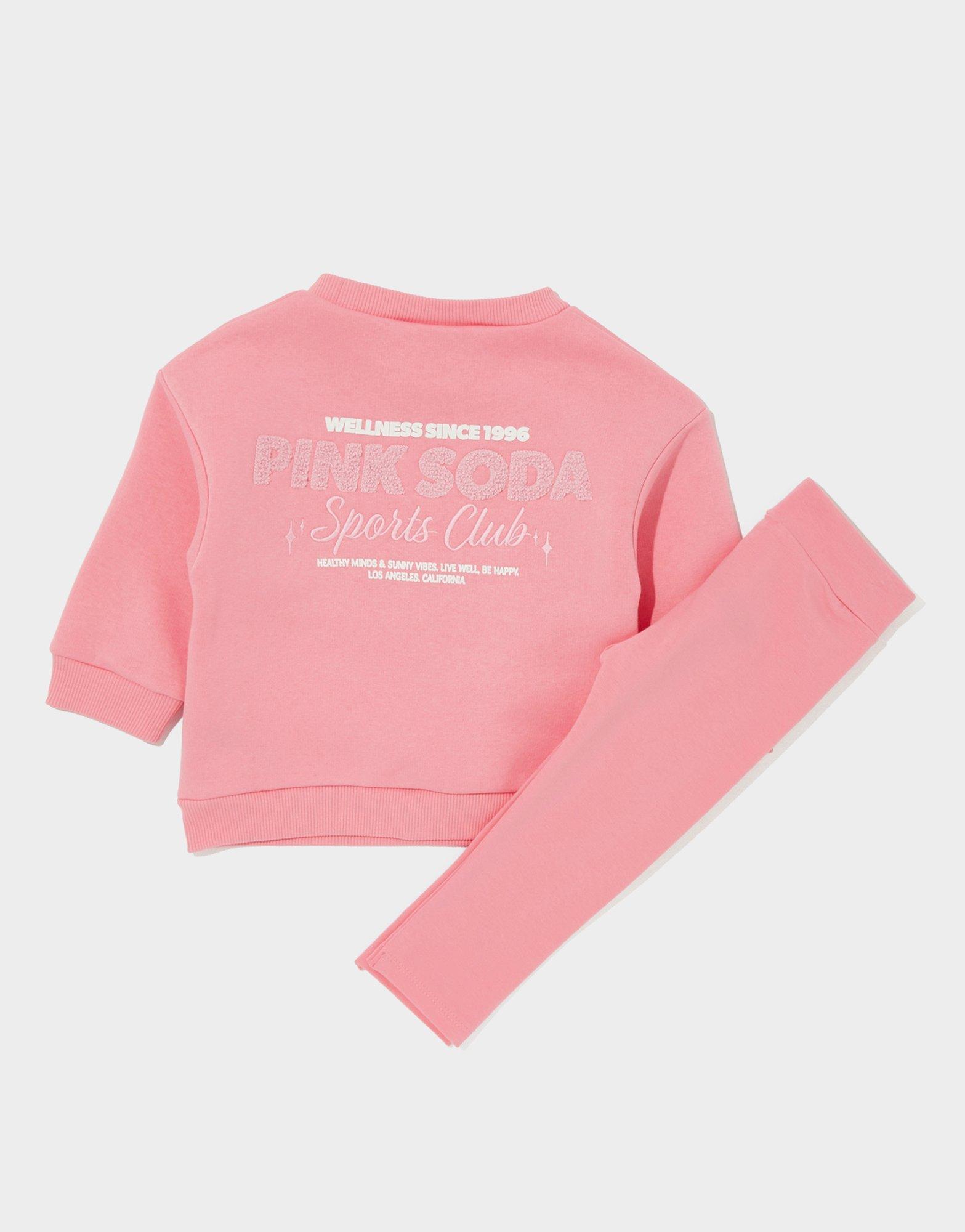 Pink Soda Sport Girls' Crew Sweatshirt/Leggings Set Infant