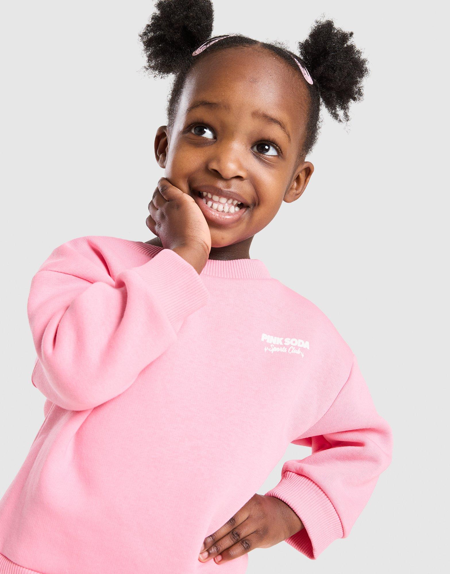 Pink Soda Sport Girls' Crew Sweatshirt/Leggings Set Infant