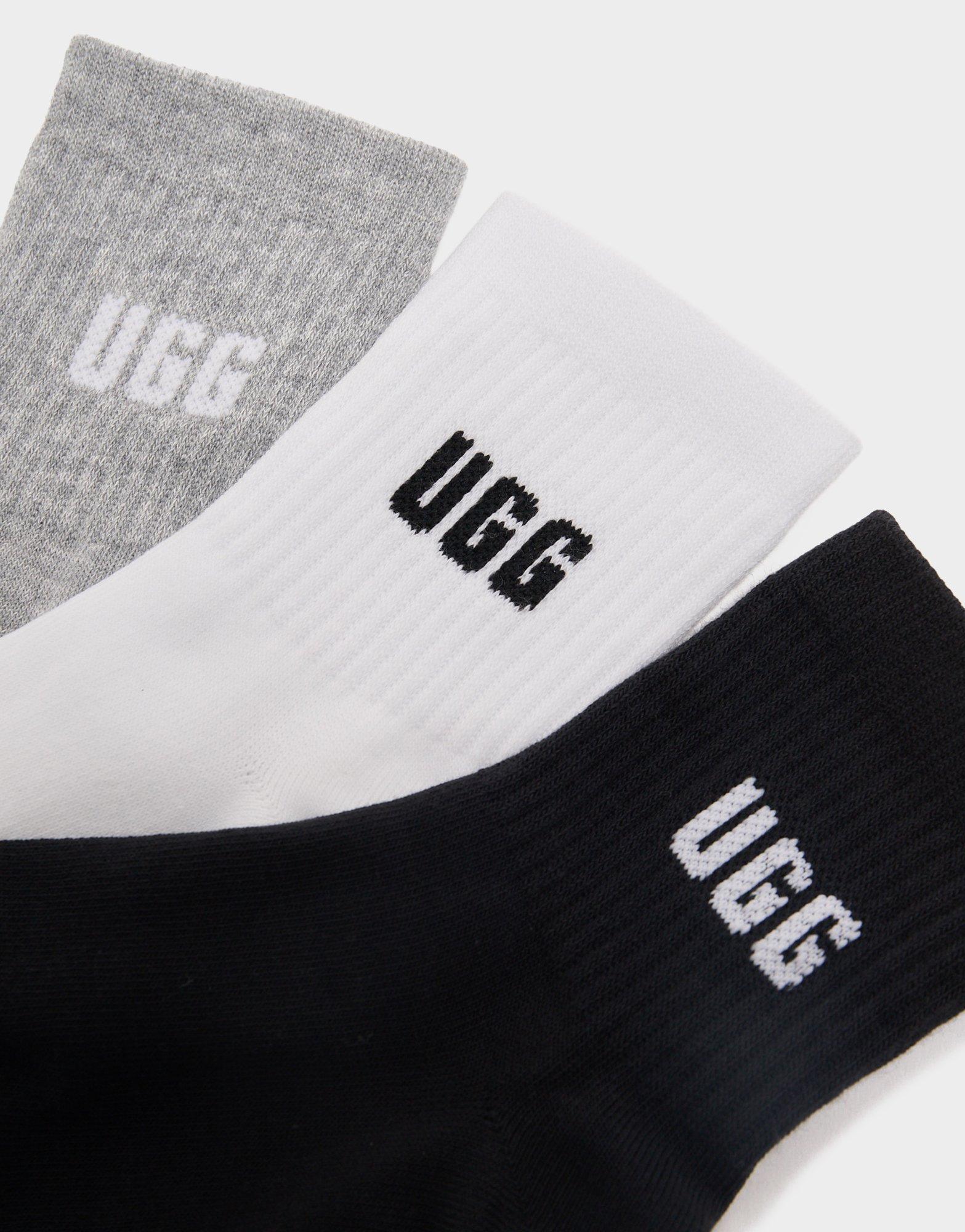 UGG 3-Pack Quarter Socks