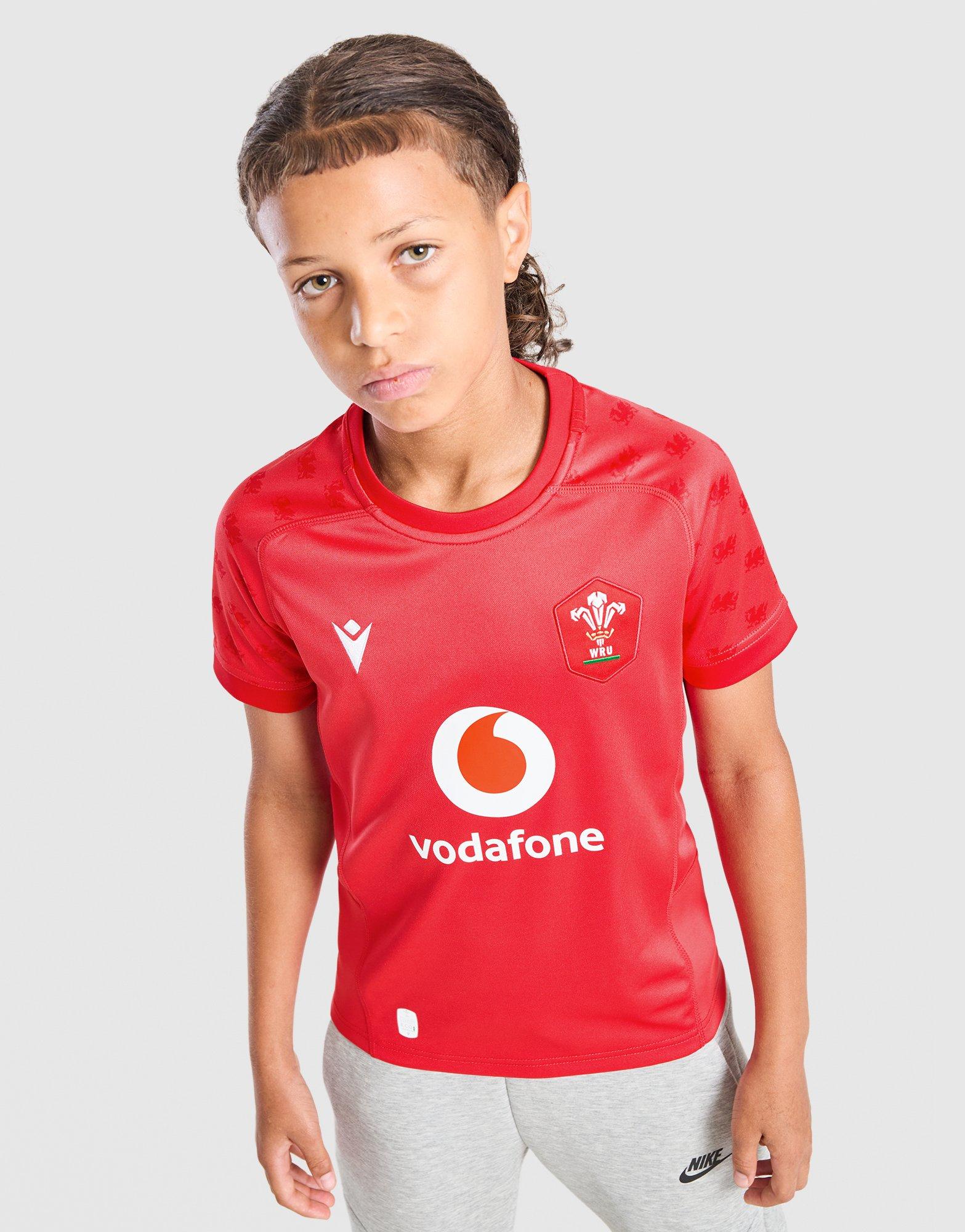 Macron Wales Rugby 2026/27 Home Shirt Junior
