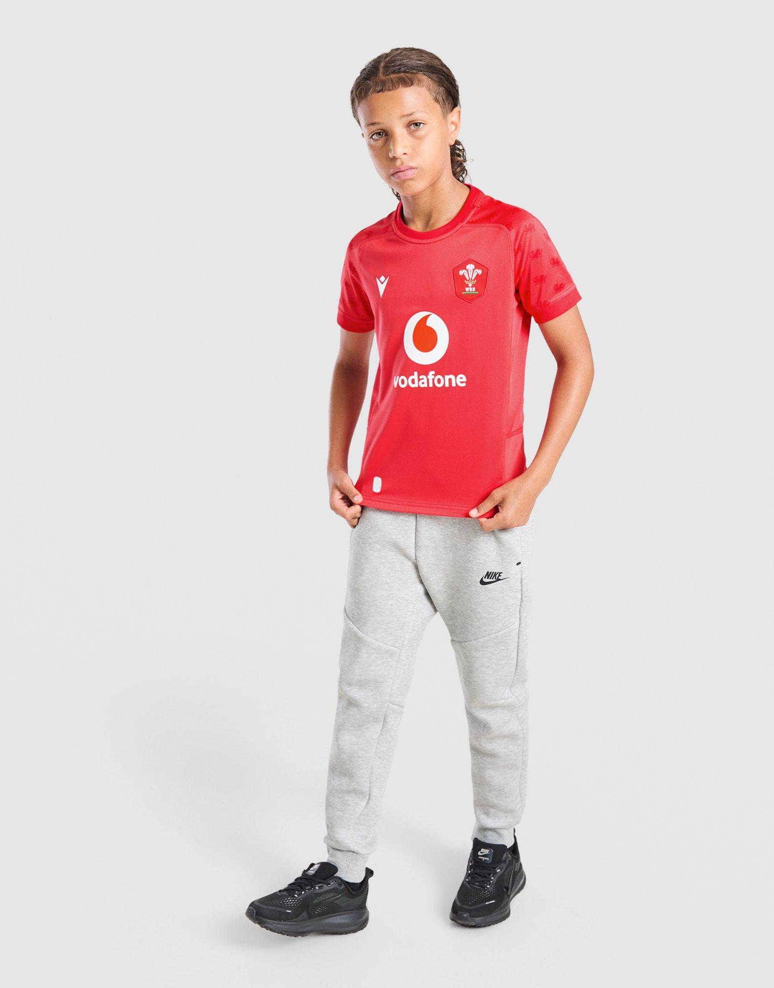 Macron Wales Rugby 2026/27 Home Shirt Junior