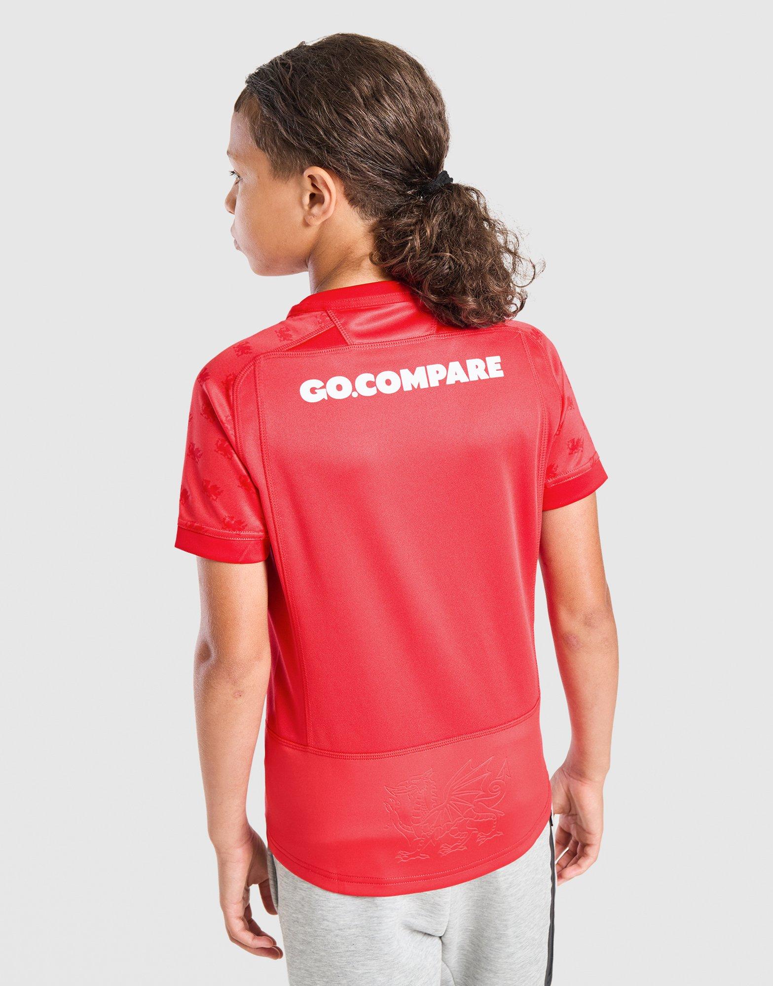 Macron Wales Rugby 2026/27 Home Shirt Junior