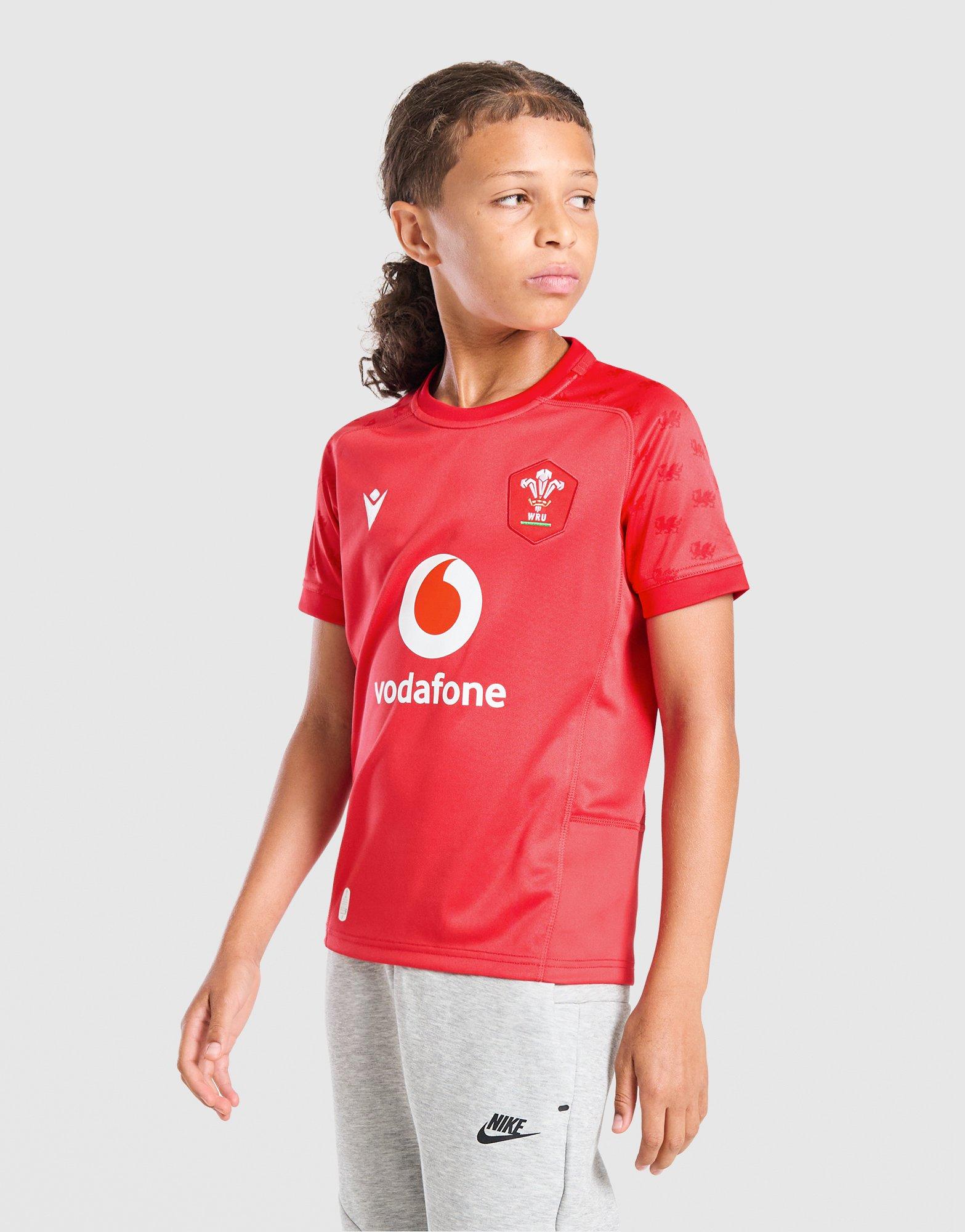 Macron Wales Rugby 2026/27 Home Shirt Junior