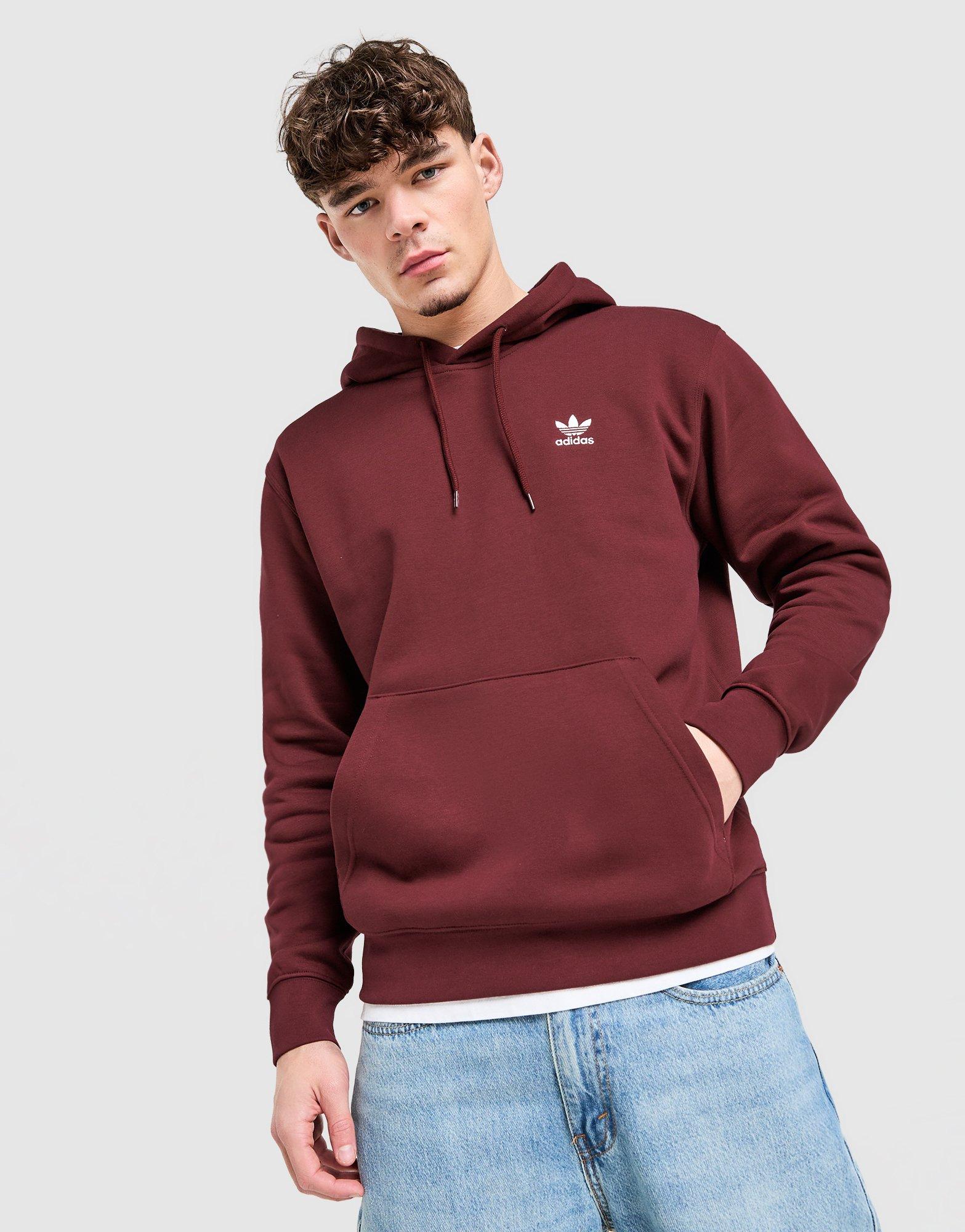 adidas Originals Felpa con Cappuccio Trefoil Essential
