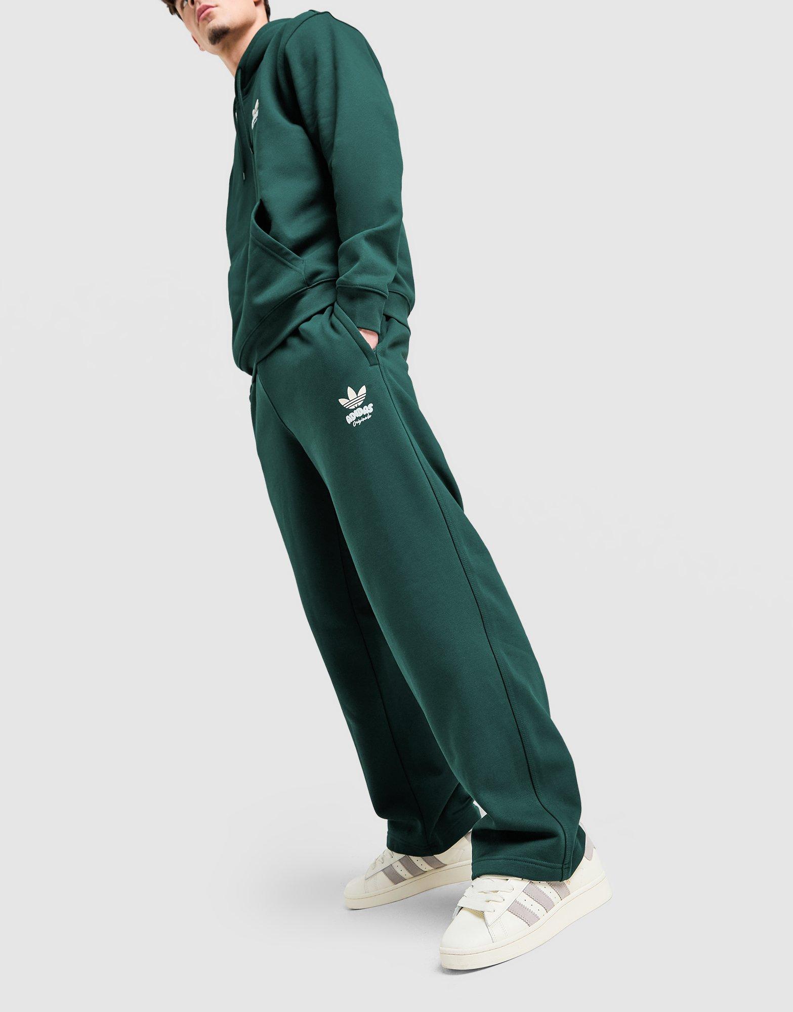 adidas Originals Pantaloni della Tuta Trefoil Bubble a Fondo Aperto