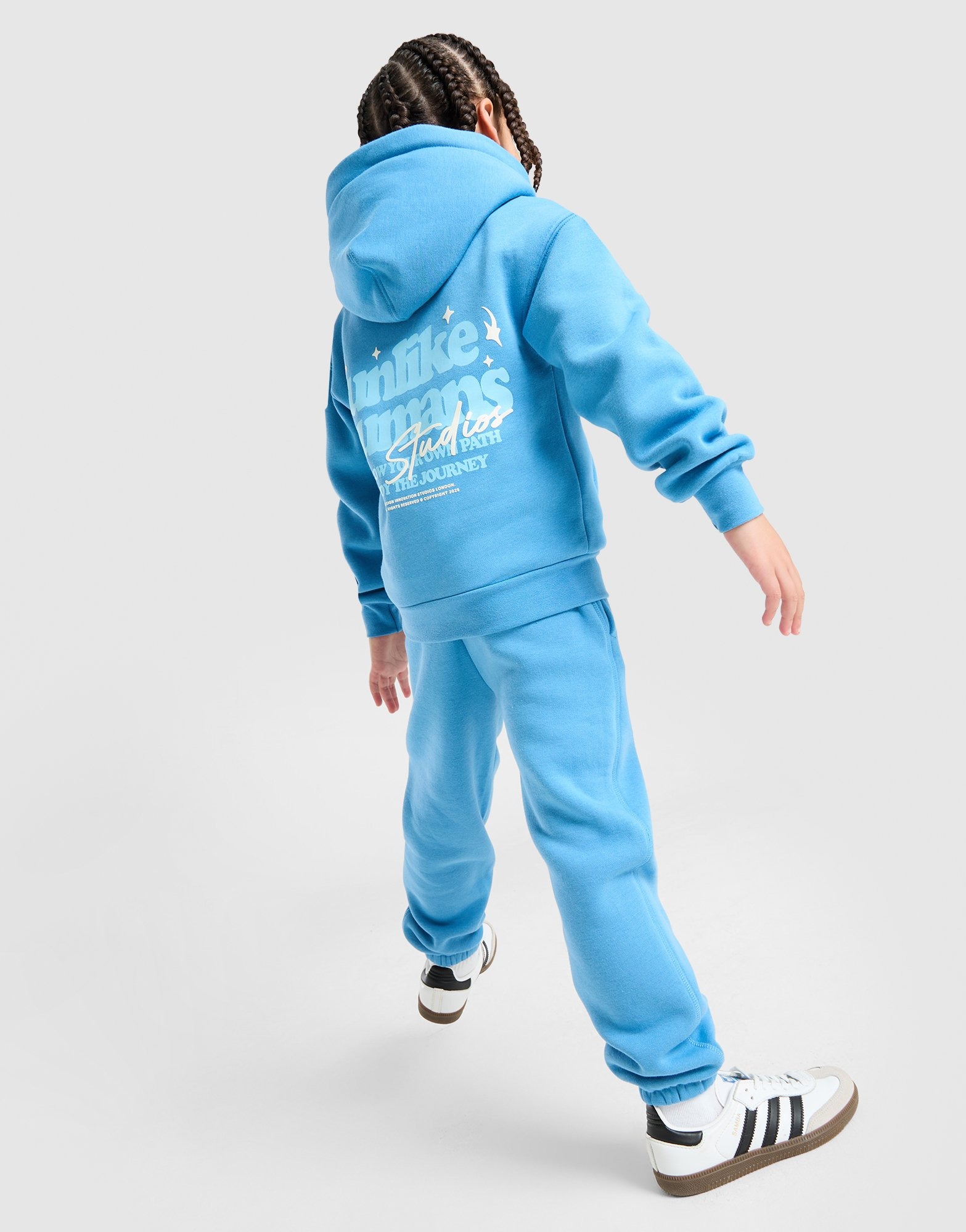 Blue Unlike Humans Crafted Tracksuit Children - JD Sports Australia