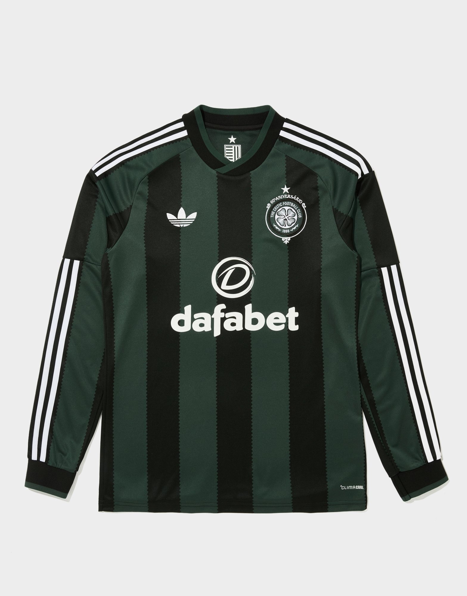Black adidas Originals Celtic FC 2026/27 Long Sleeve Away Shirt