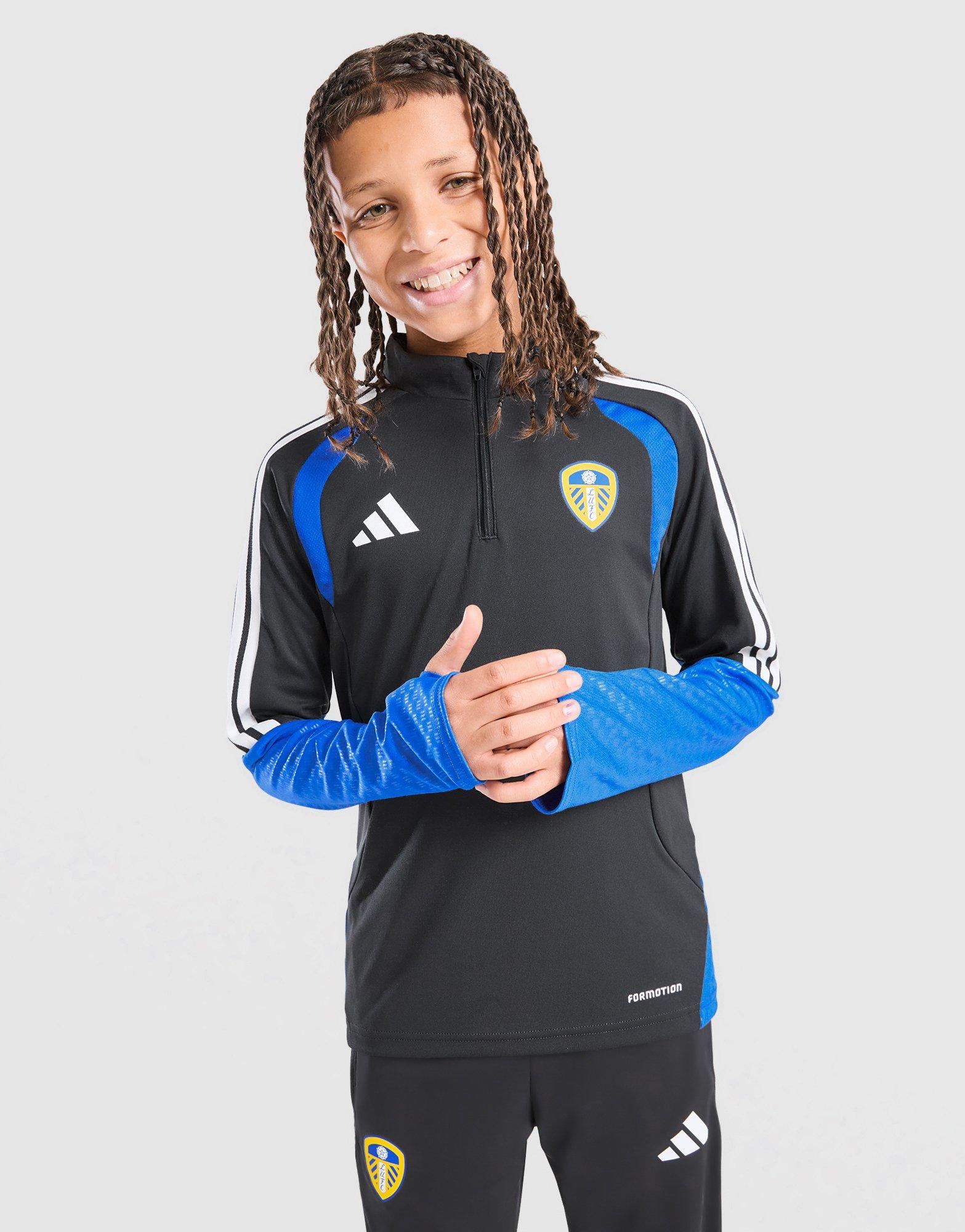 adidas Leeds United FC Tiro 26 Training 1/4 Zip Top Jnr