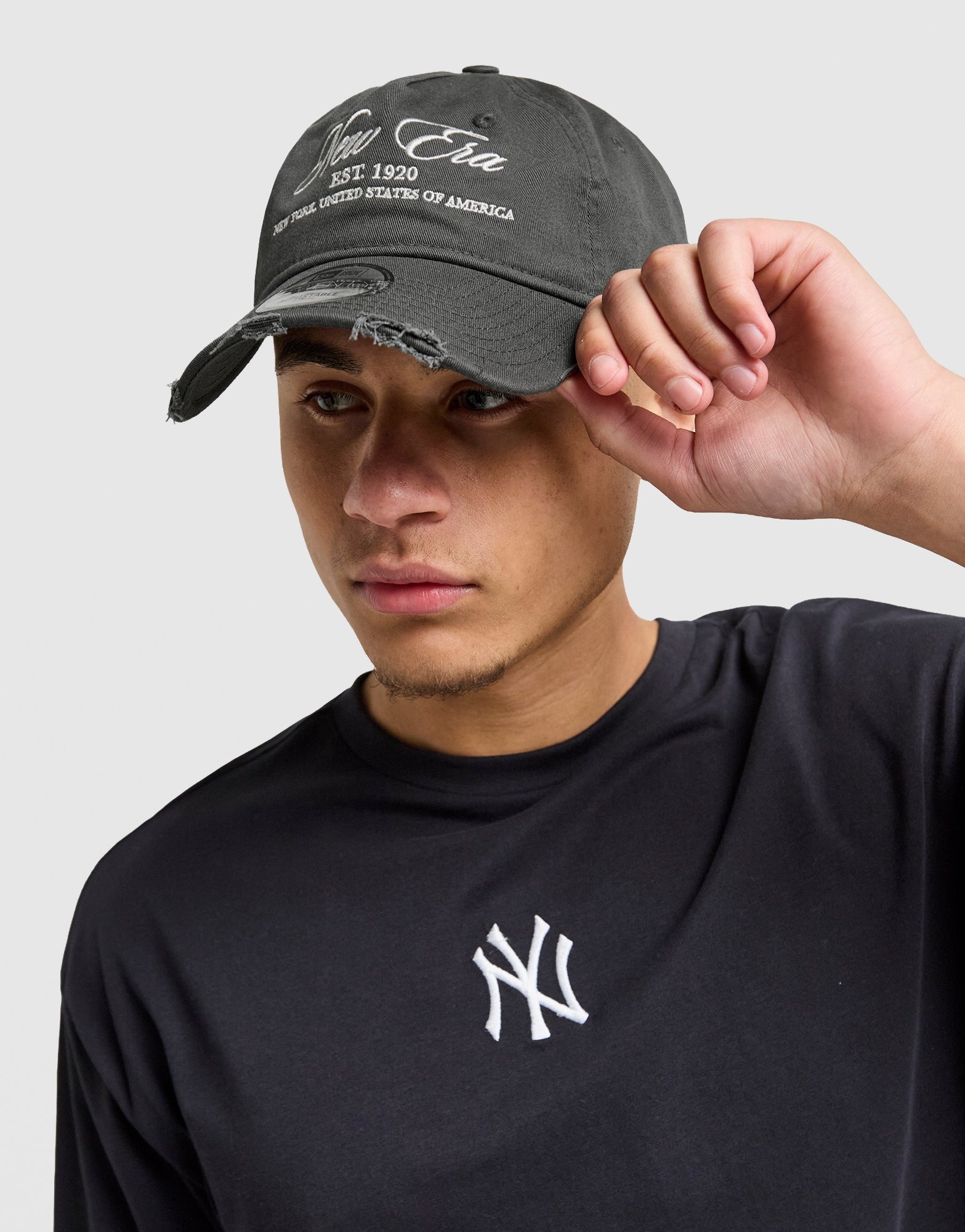White New Era Script 9TWENTY Cap - JD Sports Global
