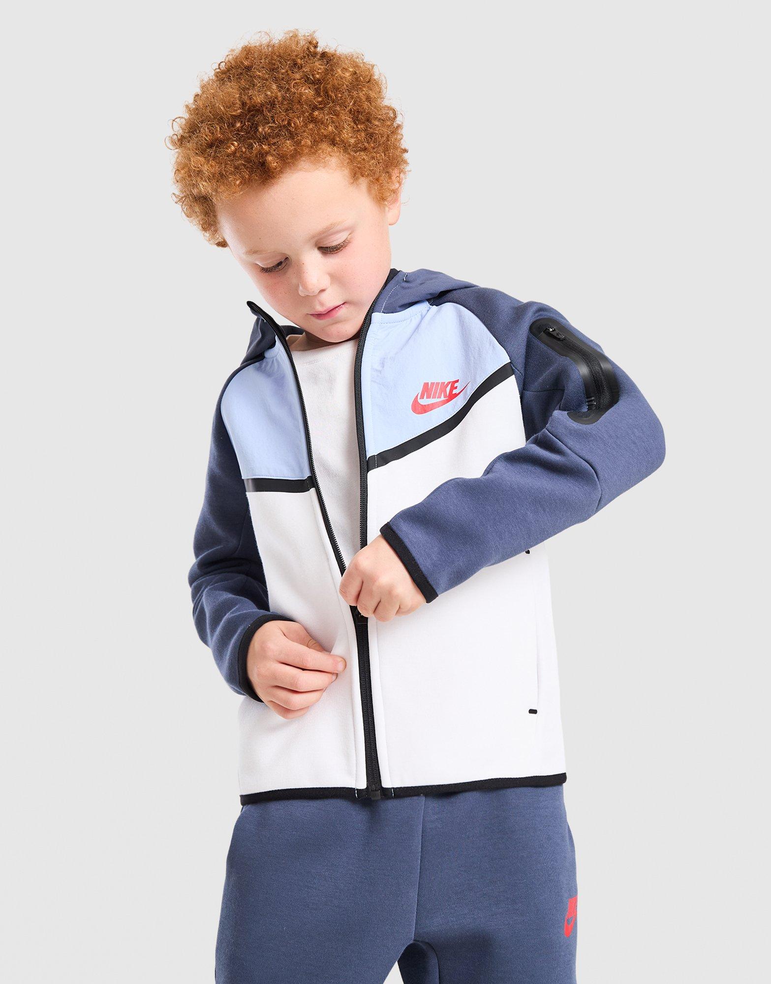 Nike Tech Fleece Mix Fabric Tracksuit Children