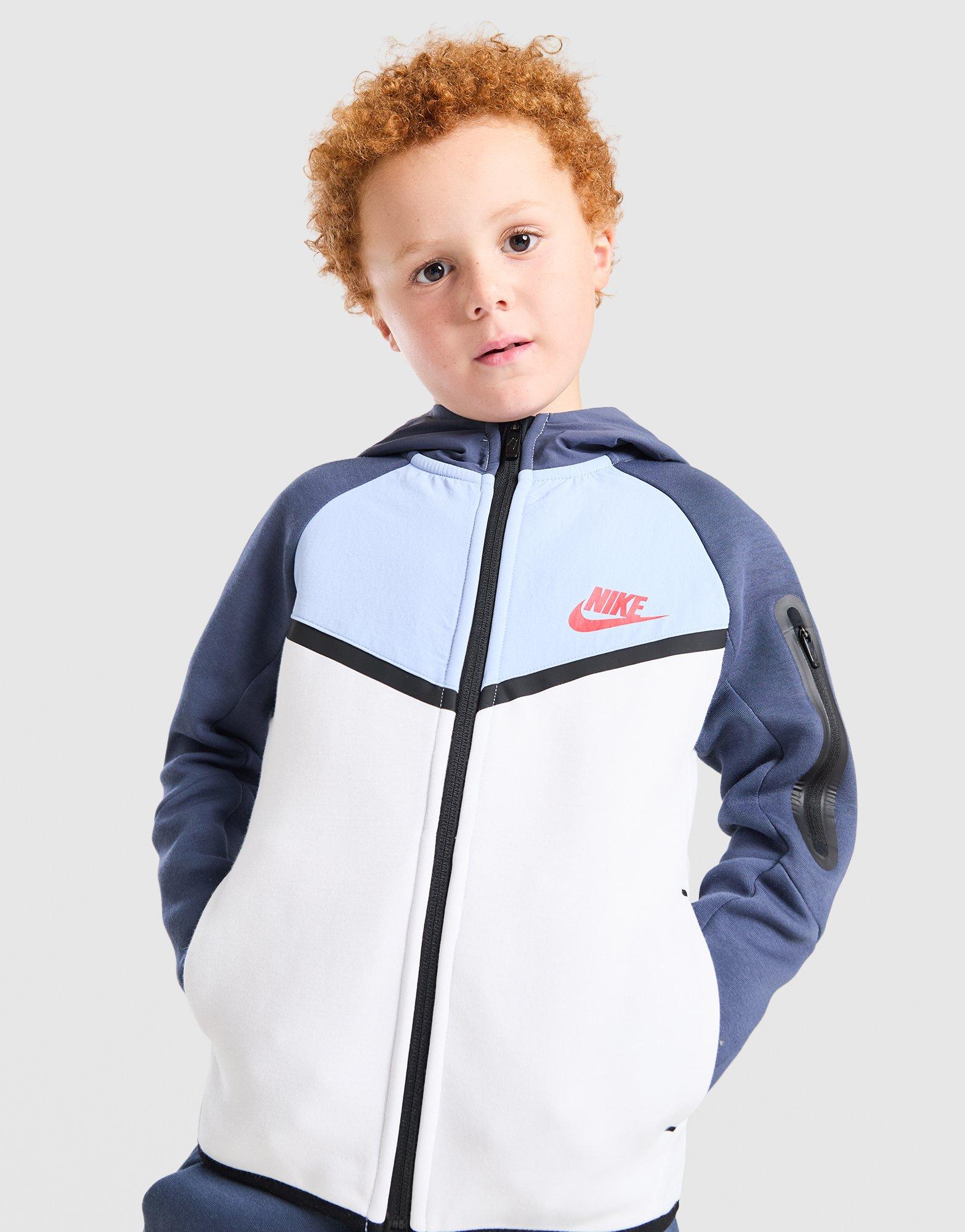 Nike Tech Fleece Mix Fabric Tracksuit Children
