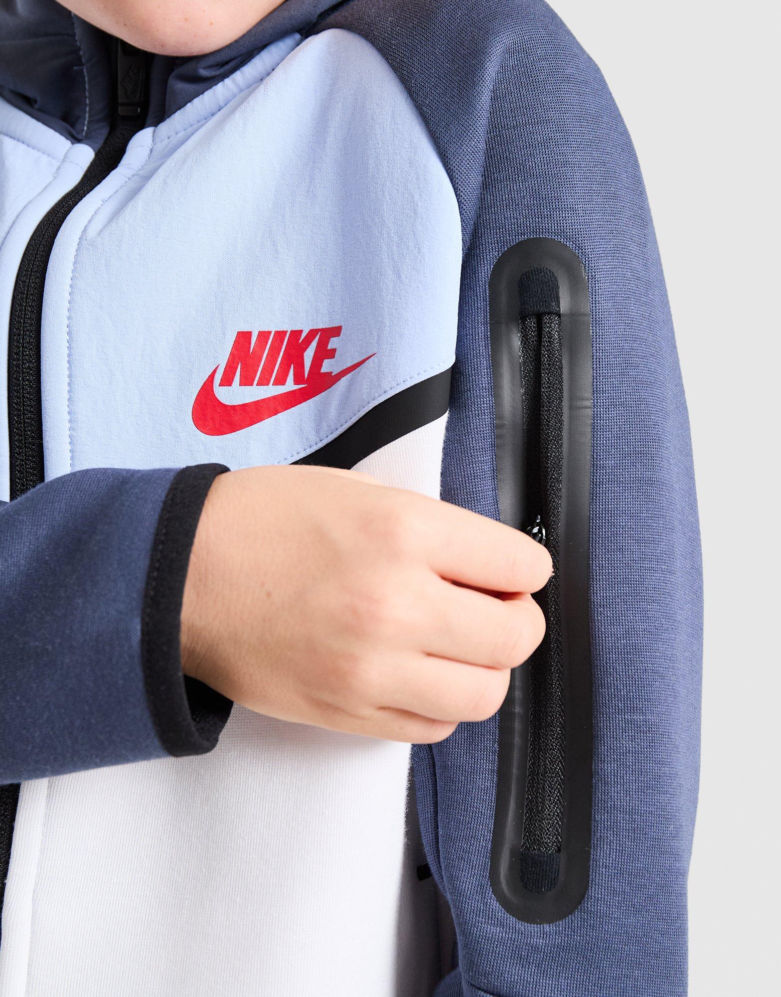 Nike Tech Fleece Mix Fabric Tracksuit Children