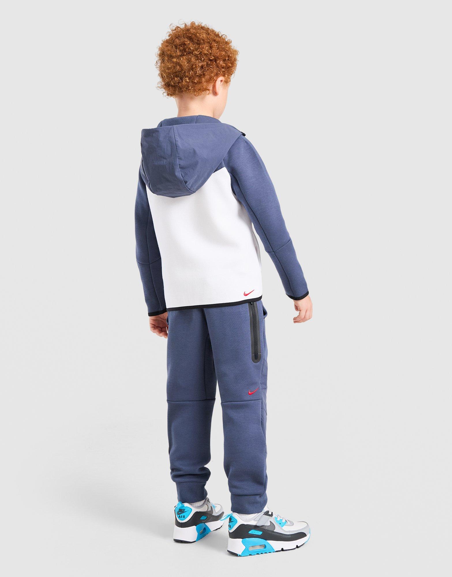 Nike Tech Fleece Mix Fabric Tracksuit Children