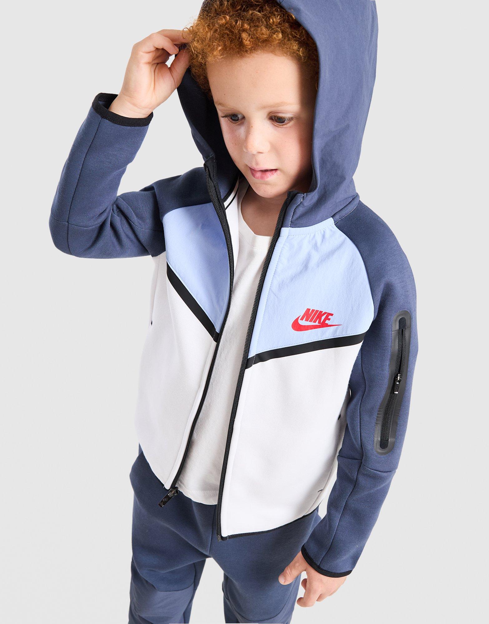 Nike Tech Fleece Mix Fabric Tracksuit Children