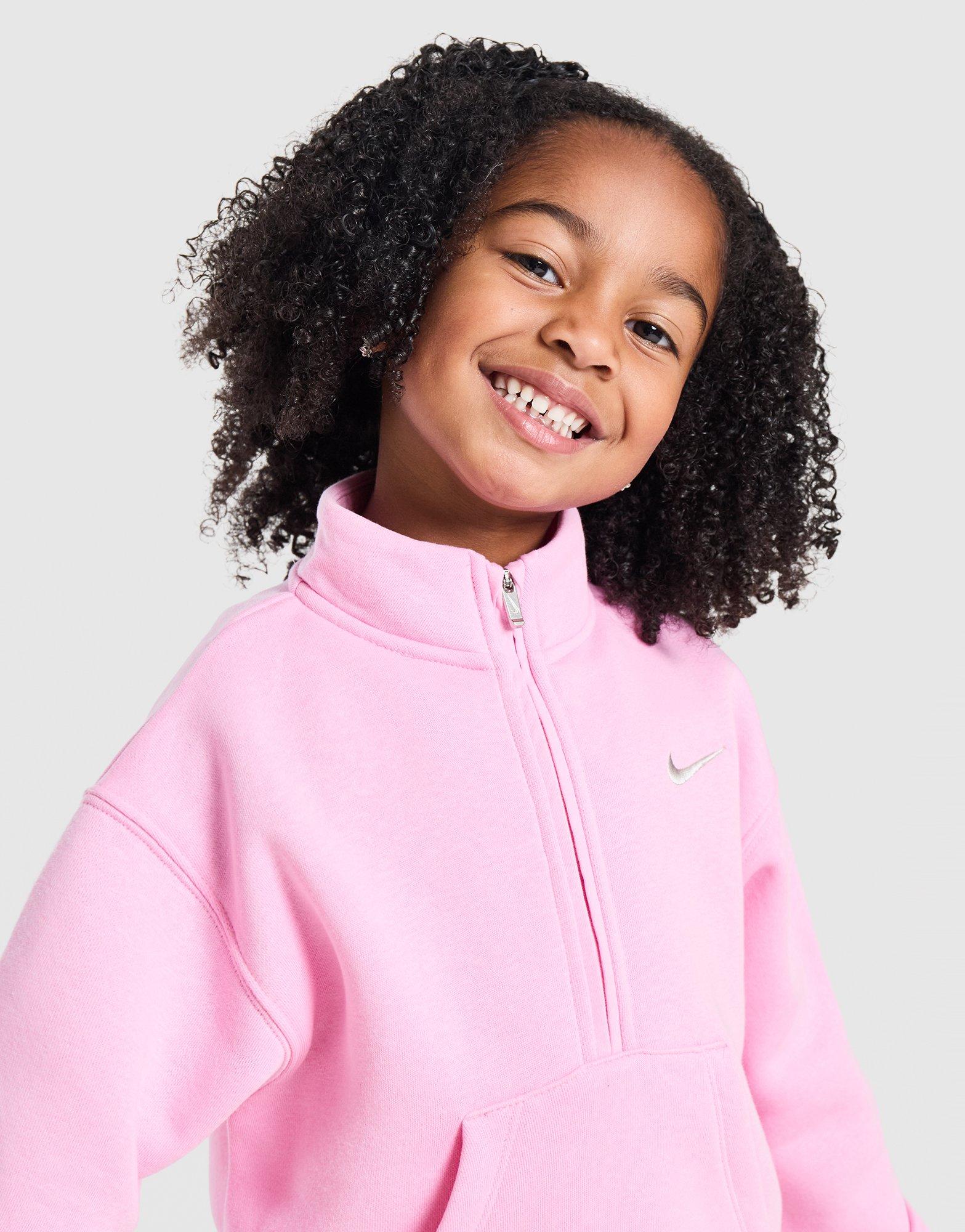 Nike Girls' 1/4 Zip Tracksuit Children