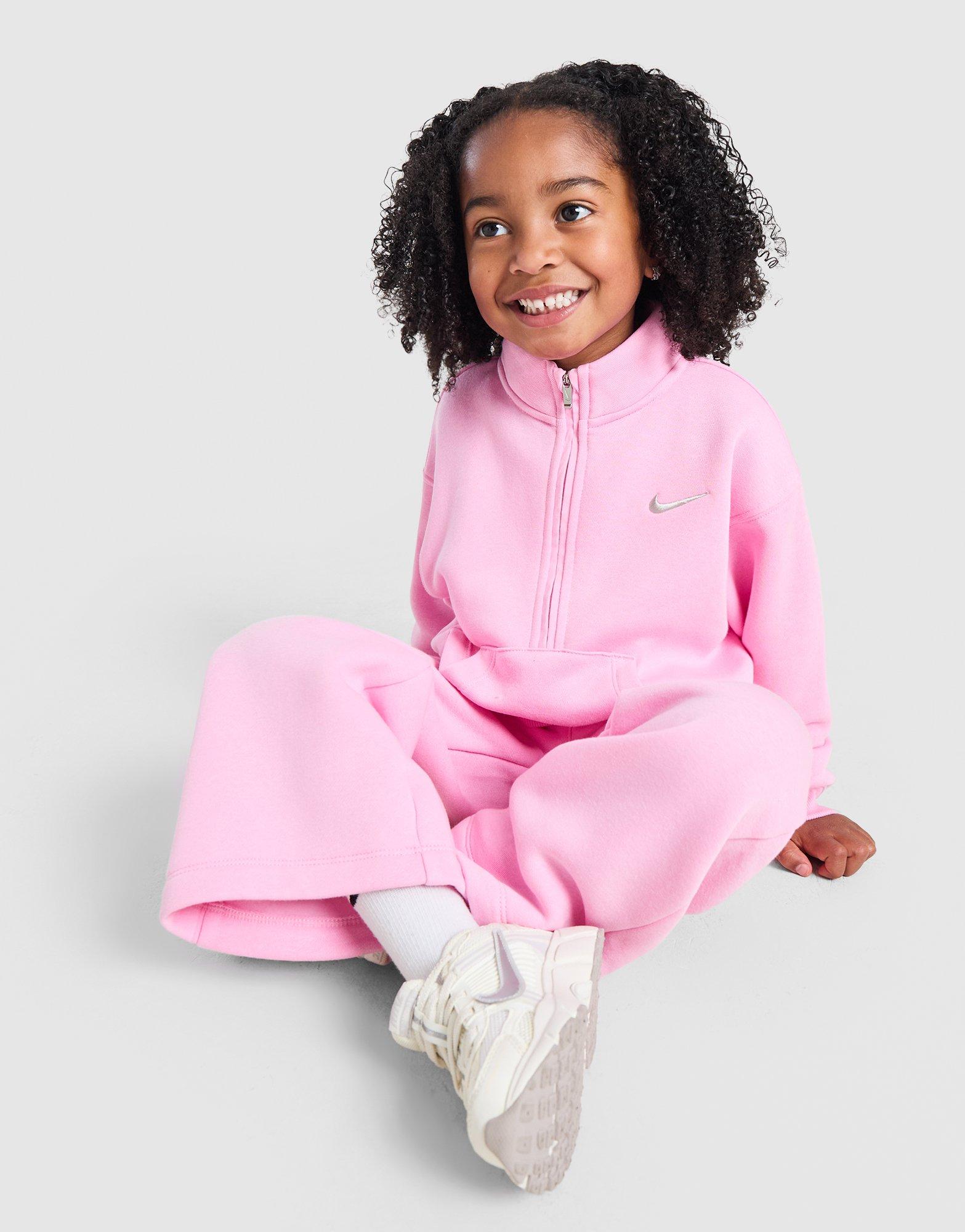 Nike Girls' 1/4 Zip Tracksuit Children