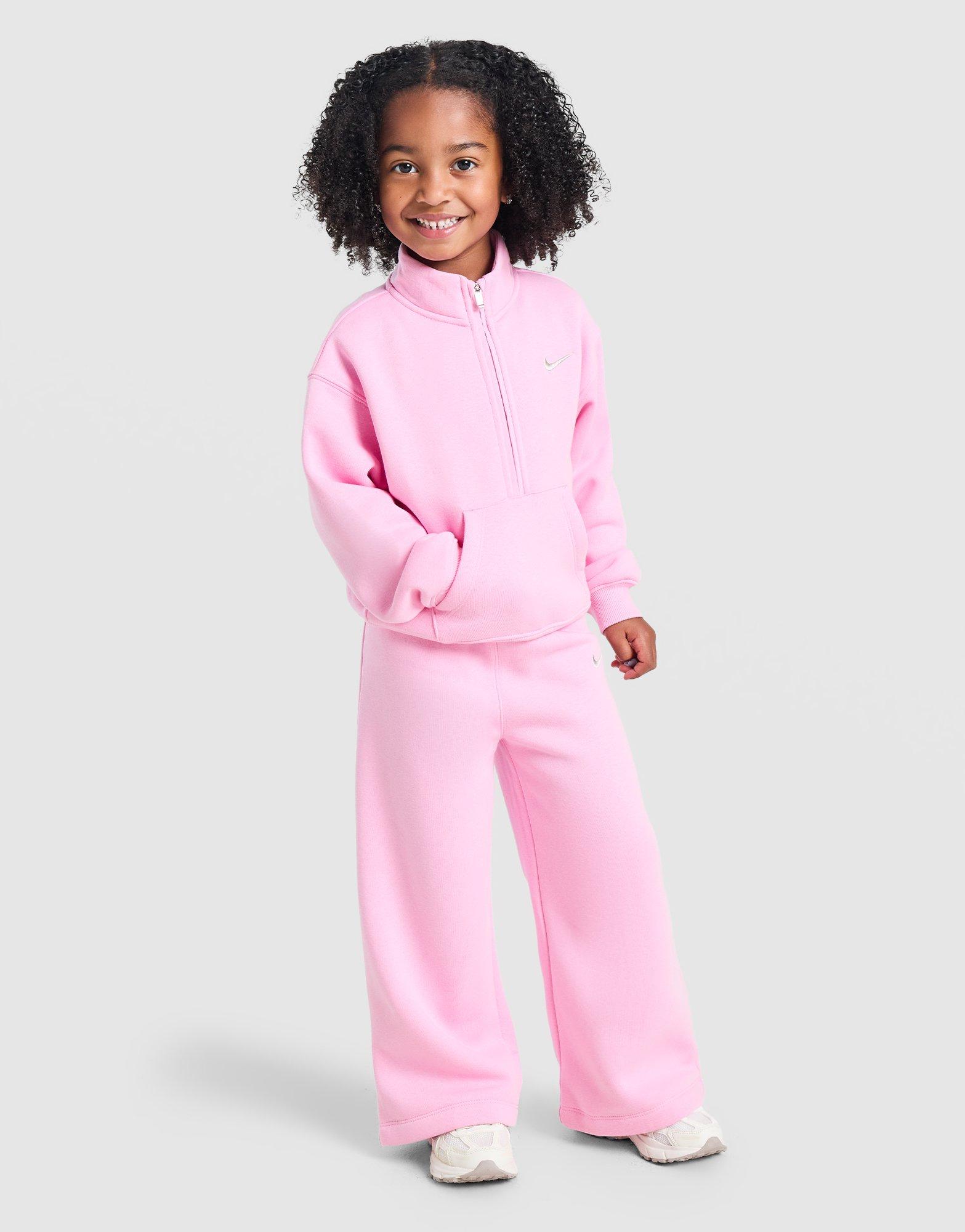 Nike Girls' 1/4 Zip Tracksuit Children