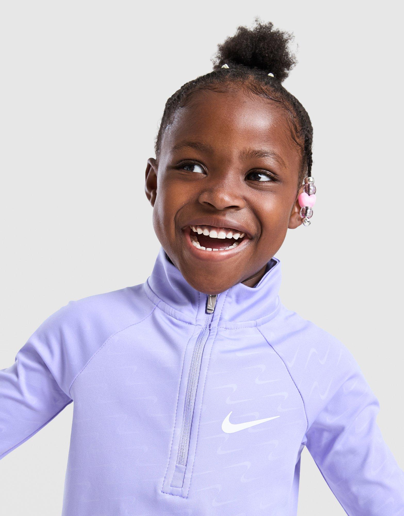 Nike Girls' Pacer 1/4 Zip Top/Leggings Set Children