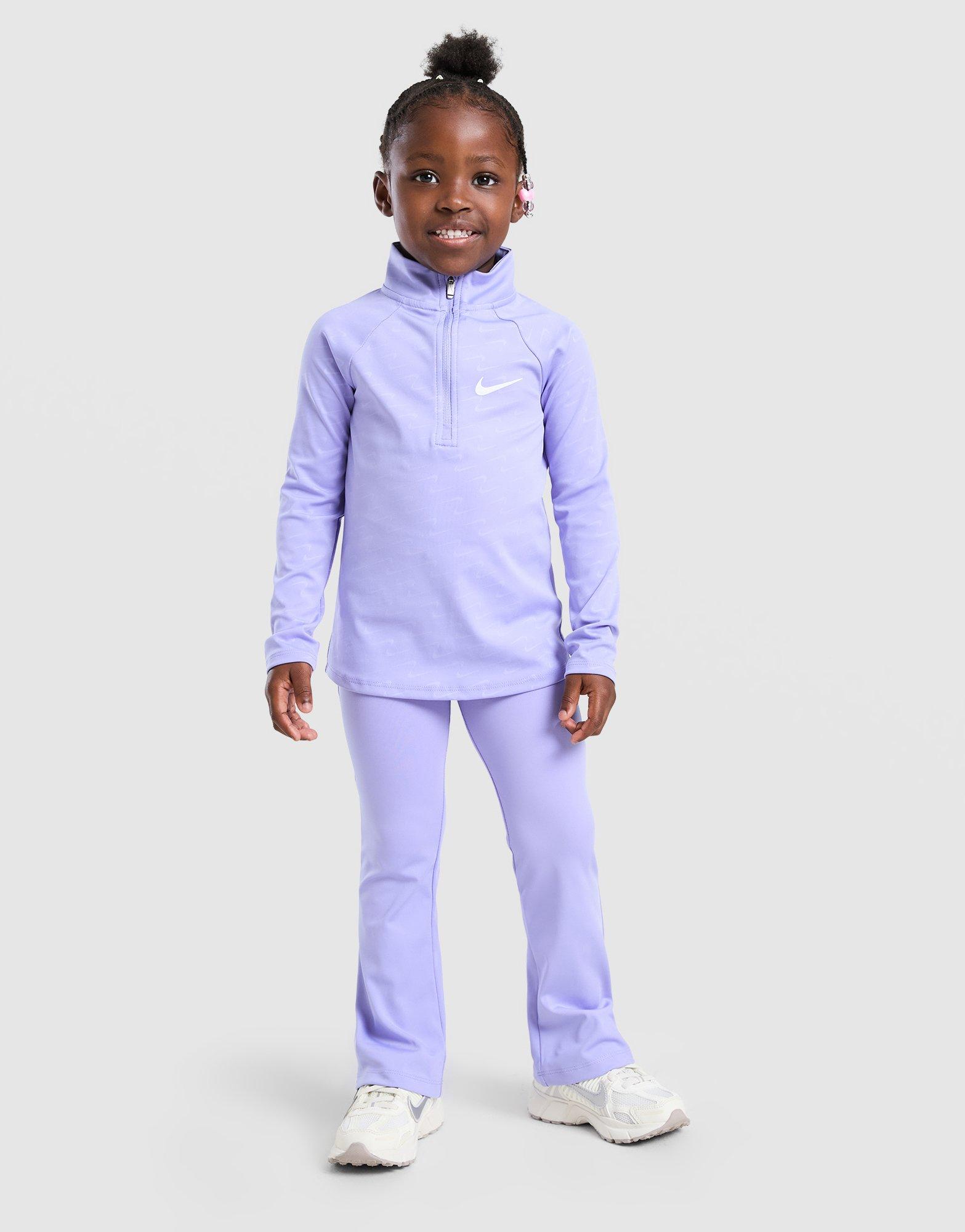 Nike Girls' Pacer 1/4 Zip Top/Leggings Set Children