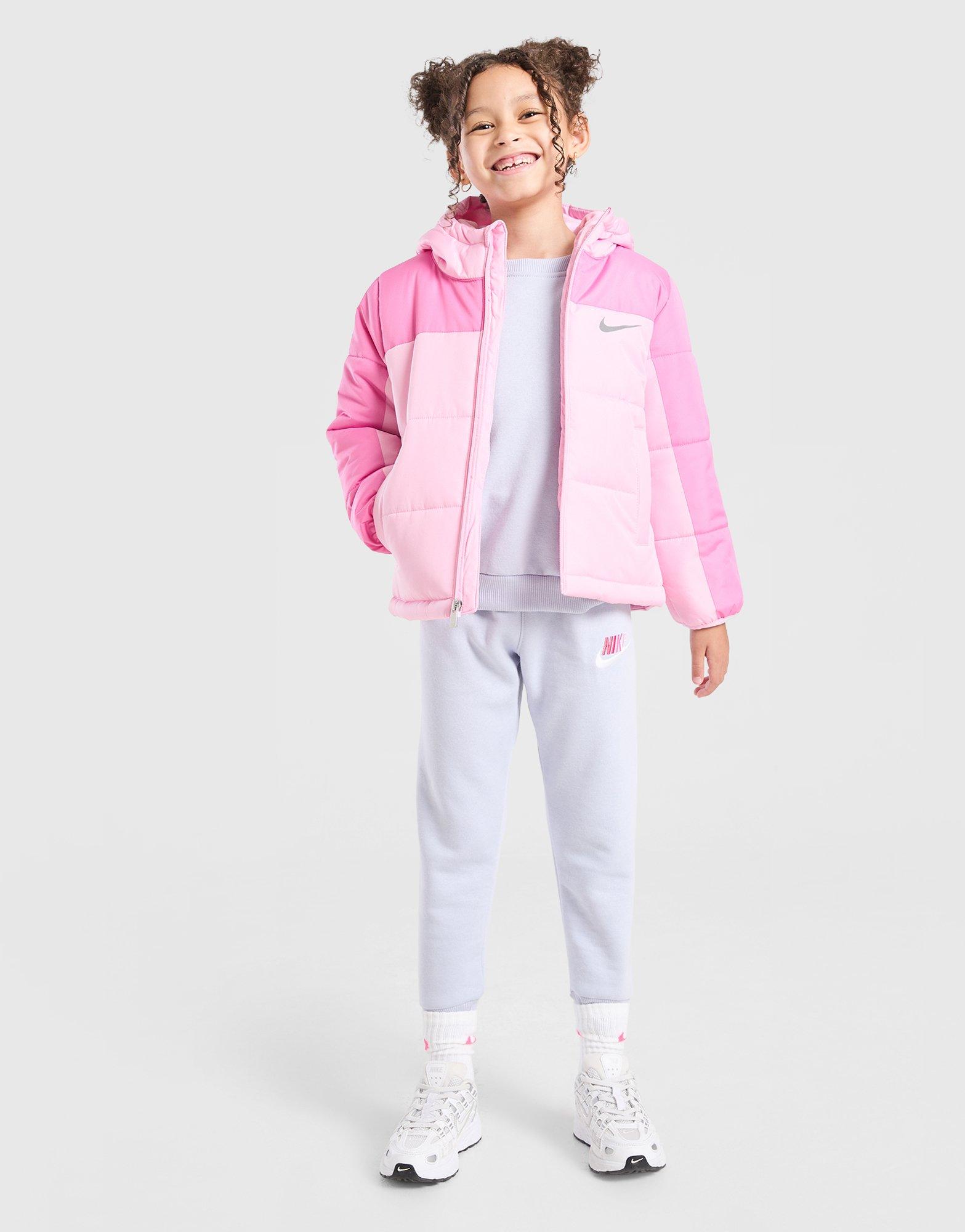Nike Girls' Colour Block Baffle Jacket Children