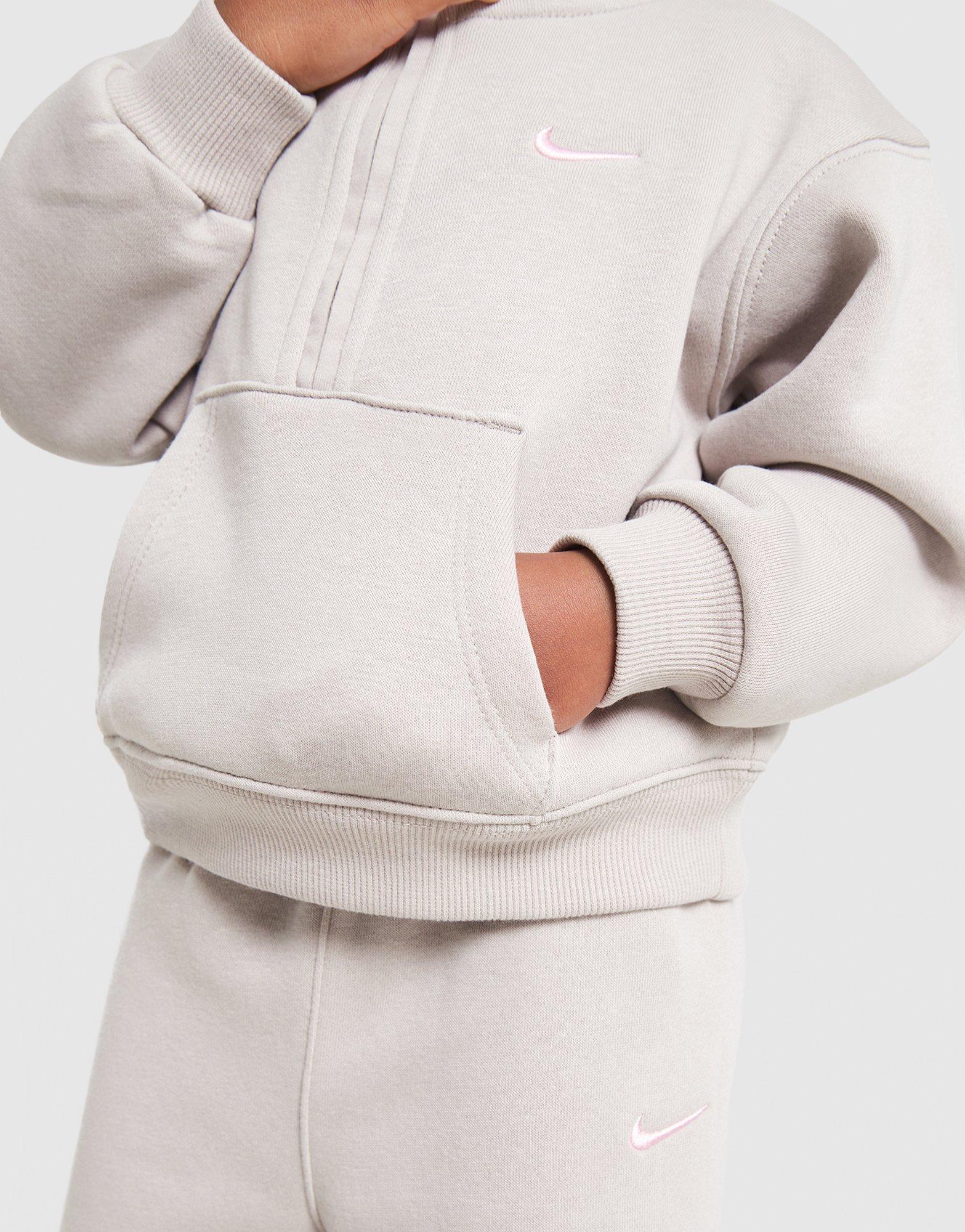 Nike haddad Girls' 1/4 Zip Tracksuit Infant