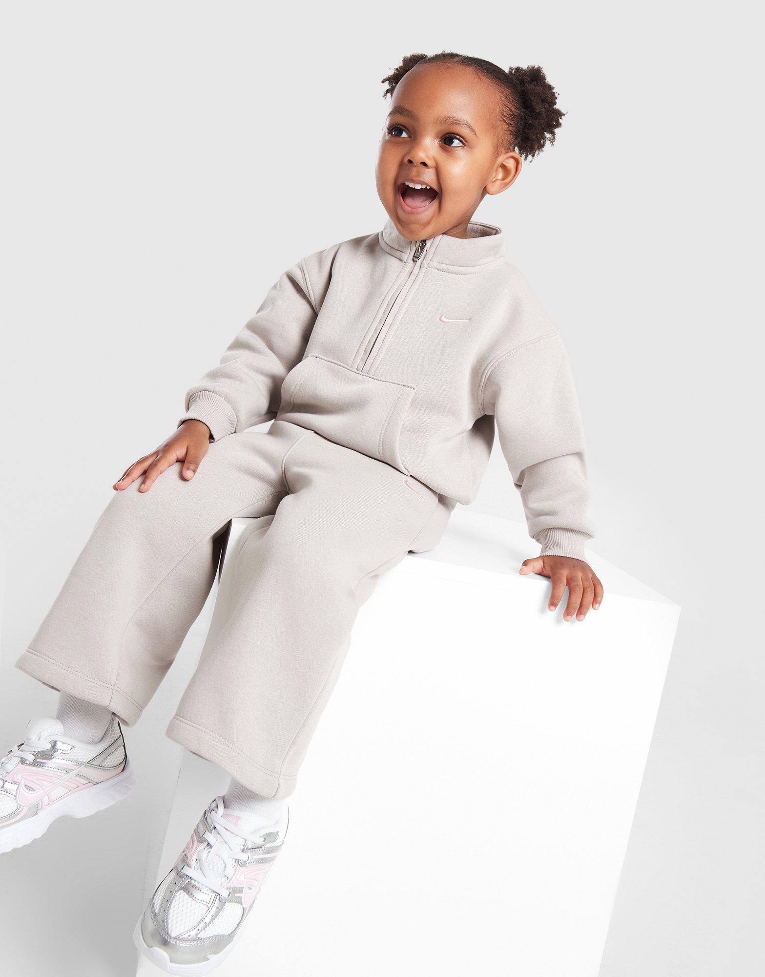 Nike Girls' 1/4 Zip Tracksuit Infant