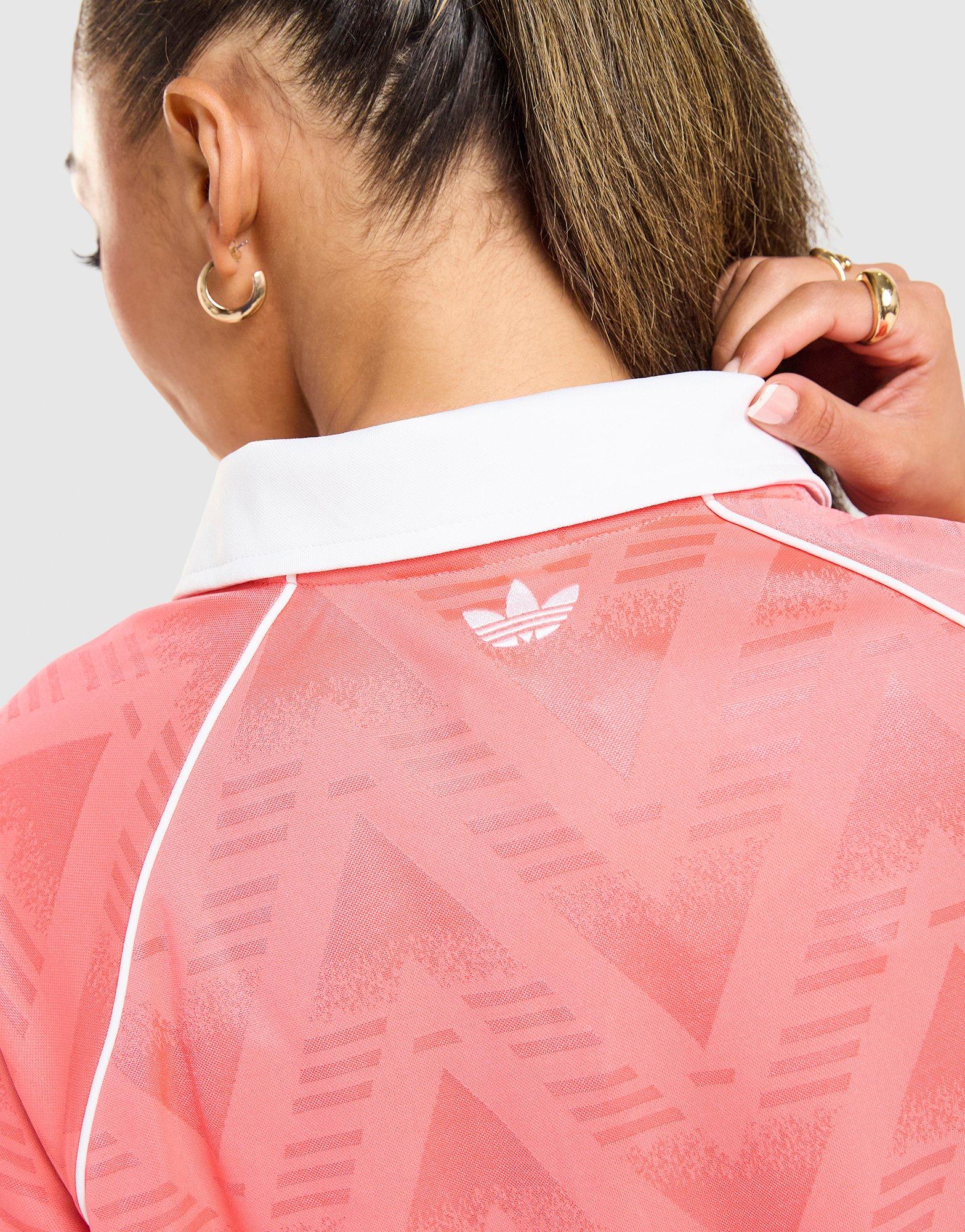 adidas Originals T-shirt Script Football Collar