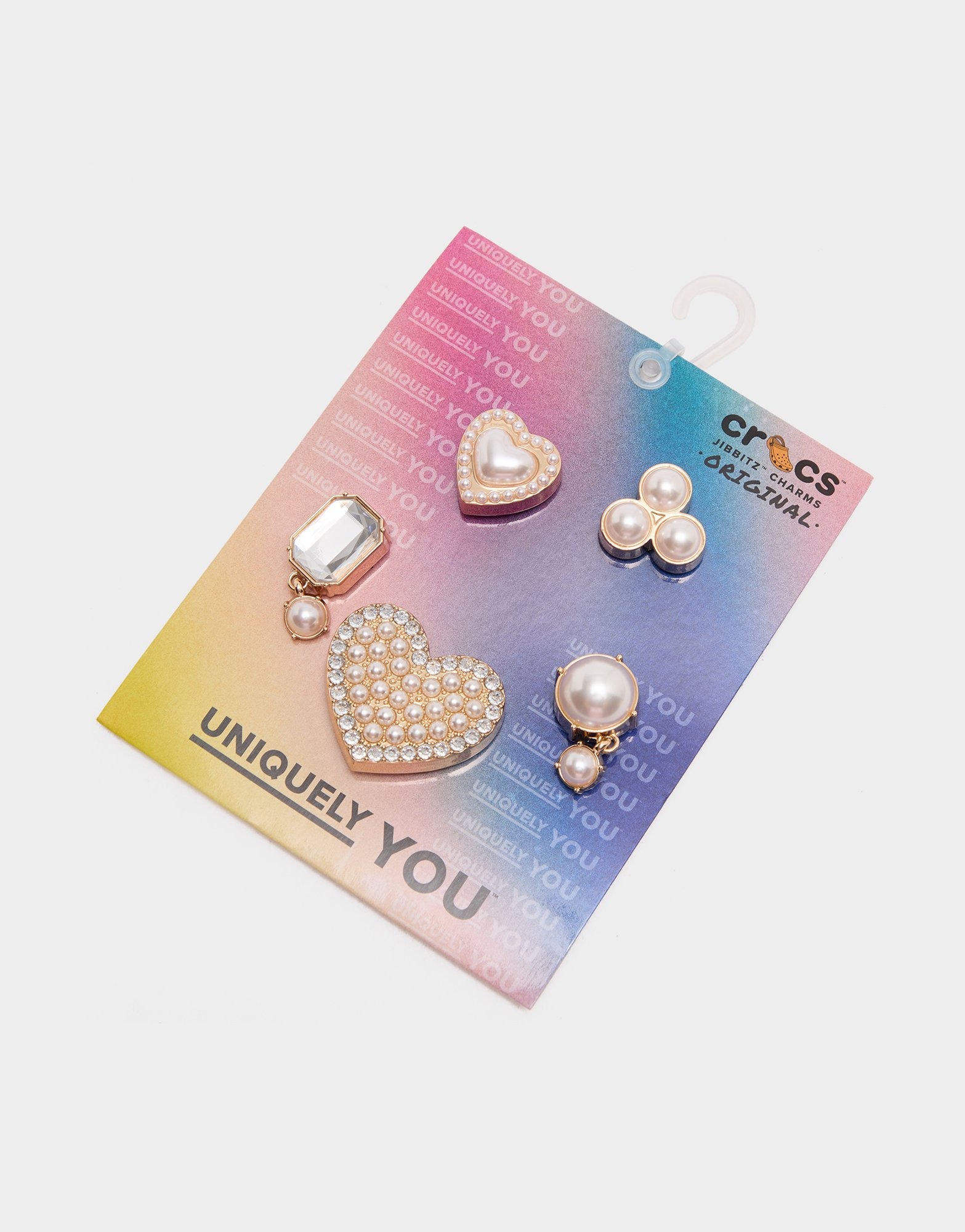 Multi Crocs 5-Pack Pearly Hearts Jibbitz Charms - JD Sports Global