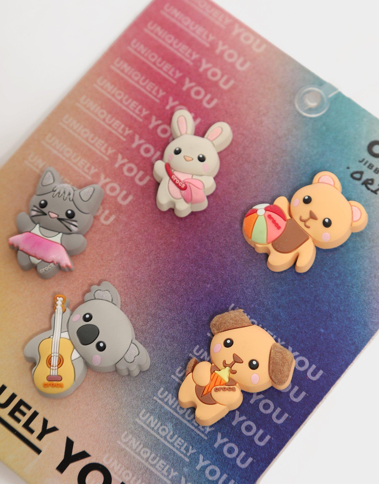 Crocs 5-Pack Cutie Animals Jibbitz Charms