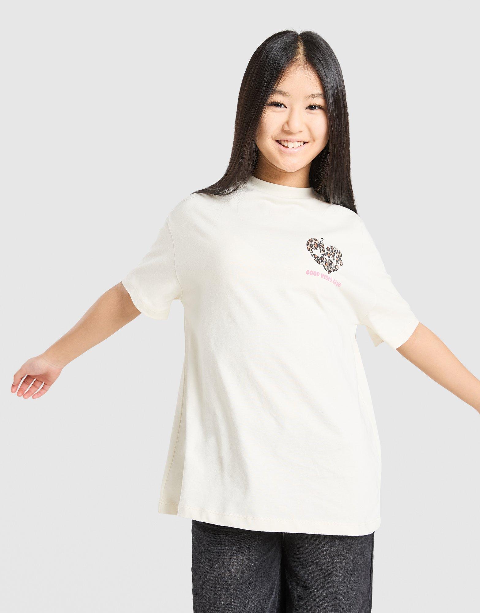 Pink Soda Sport Girls' Leopard T-Shirt Junior