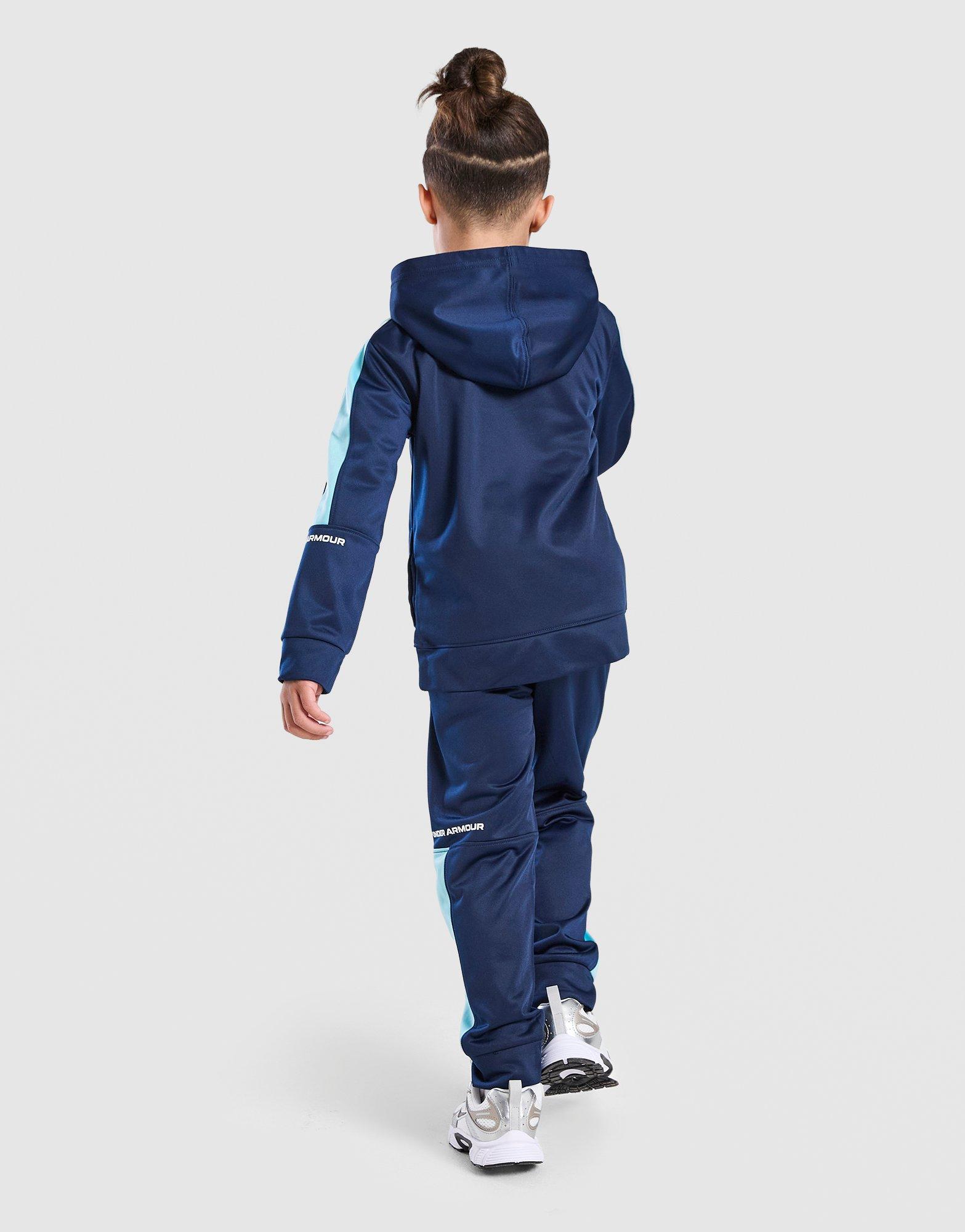 Under Armour Ensemble de survêtement Poly Colour Block Zippé Enfant