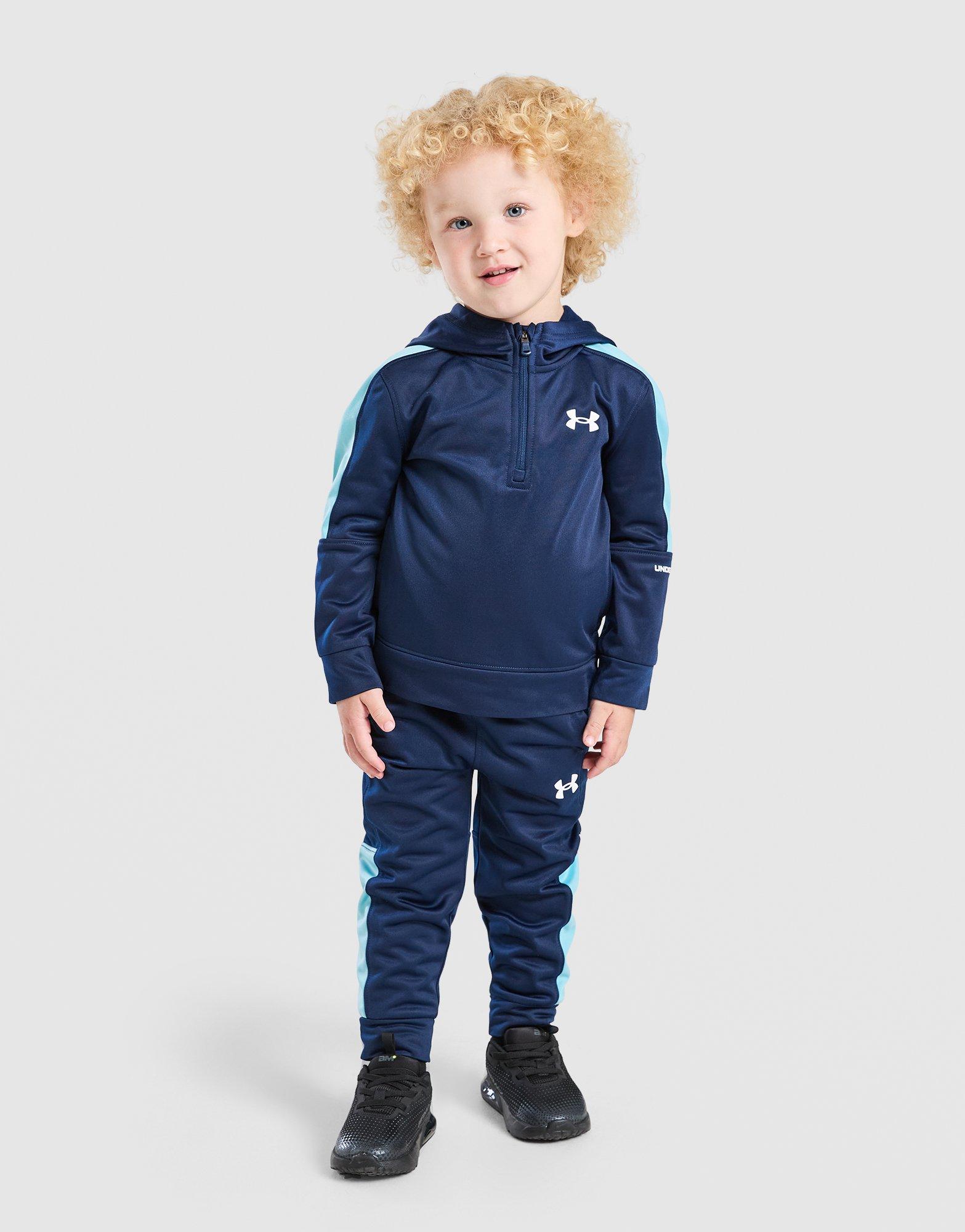 Under Armour Poly Colour Block 1/4 Zip Tracksuit Infant