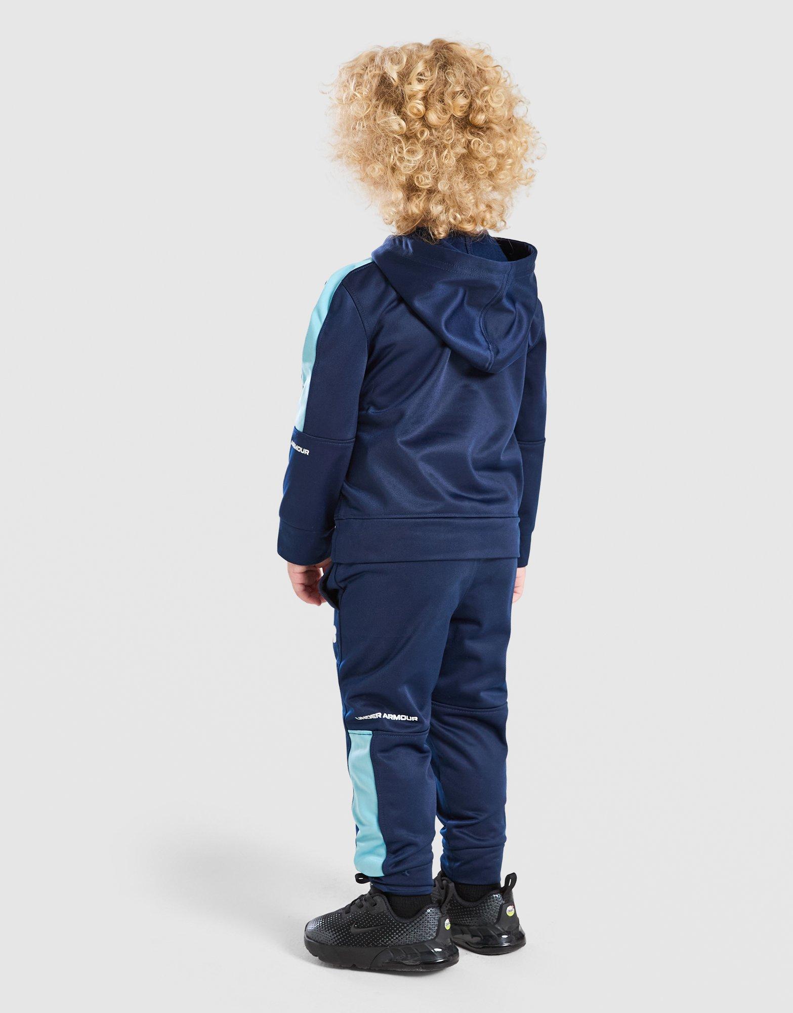 Under Armour Poly Colour Block 1/4 Zip Tracksuit Infant