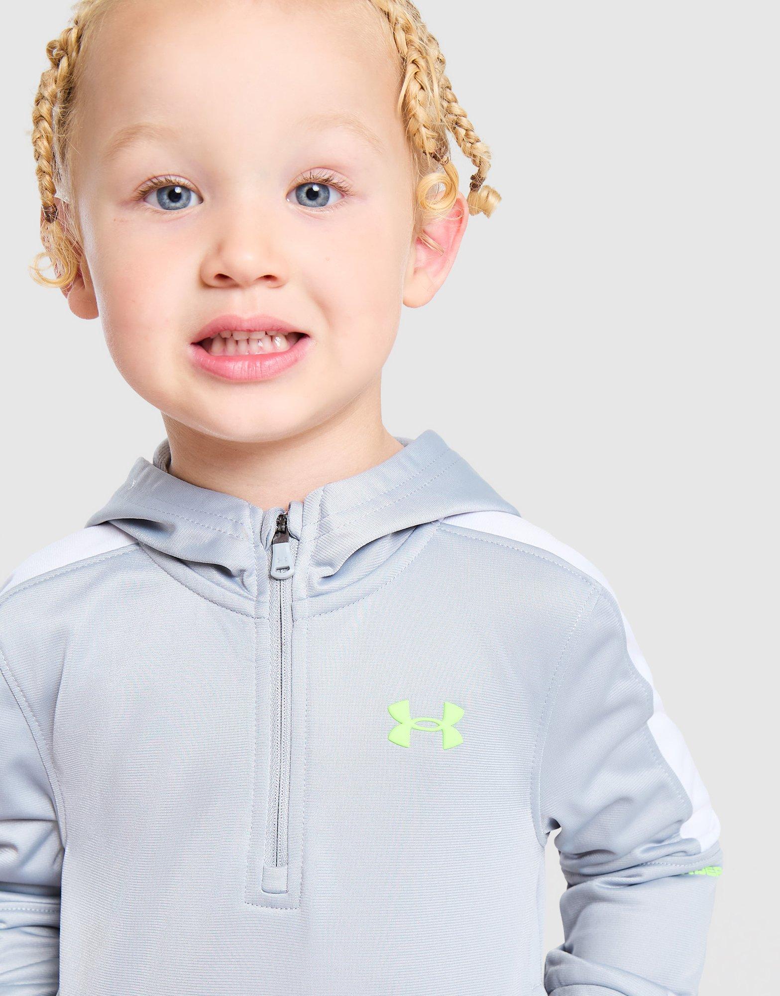 Under Armour Poly Colour Block 1/4 Zip Tracksuit Infant