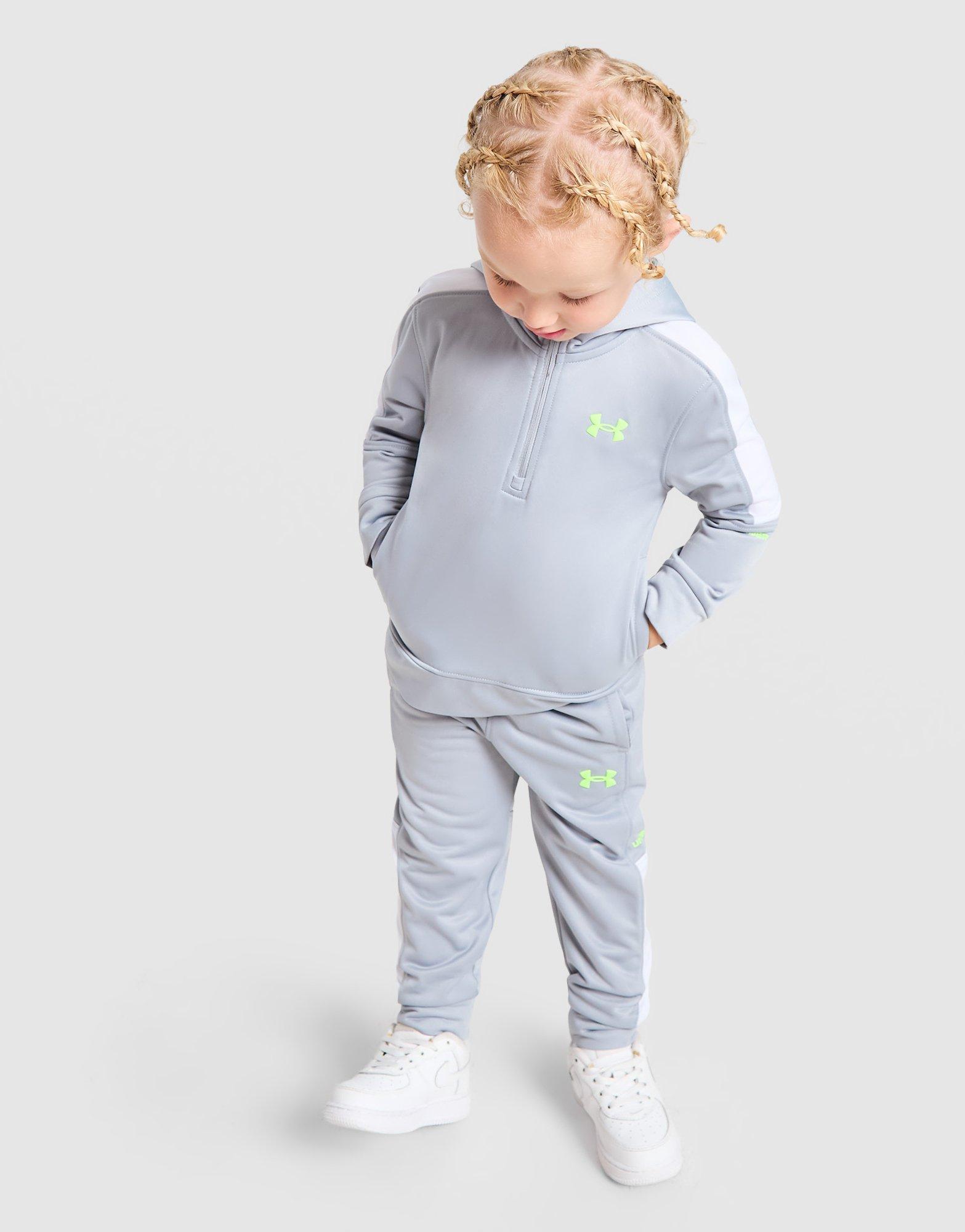 Under Armour Poly Colour Block 1/4 Zip Tracksuit Infant