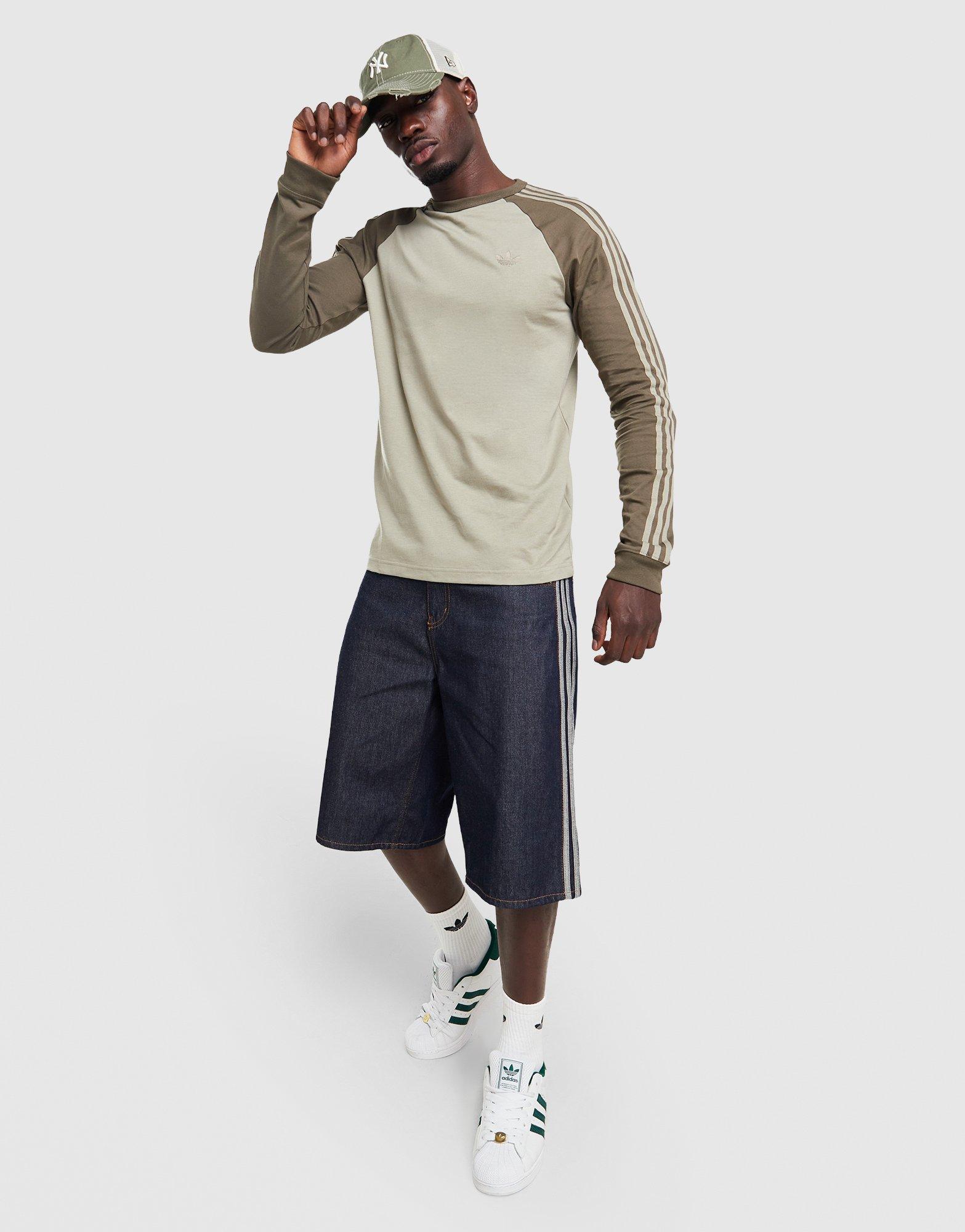 adidas Originals Adicolor 3-Stripe Long Sleeve T-Shirt