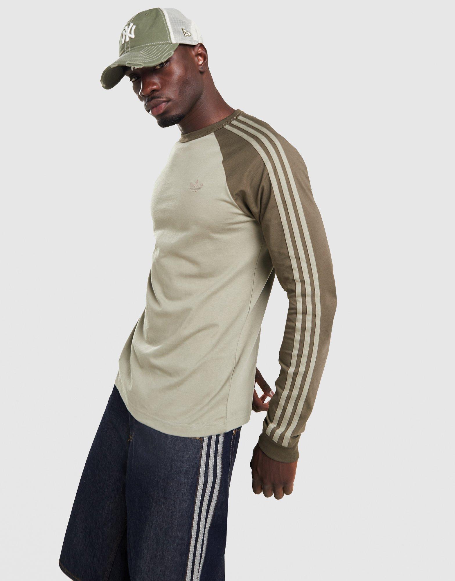 adidas Originals Adicolor 3-Stripe Long Sleeve T-Shirt
