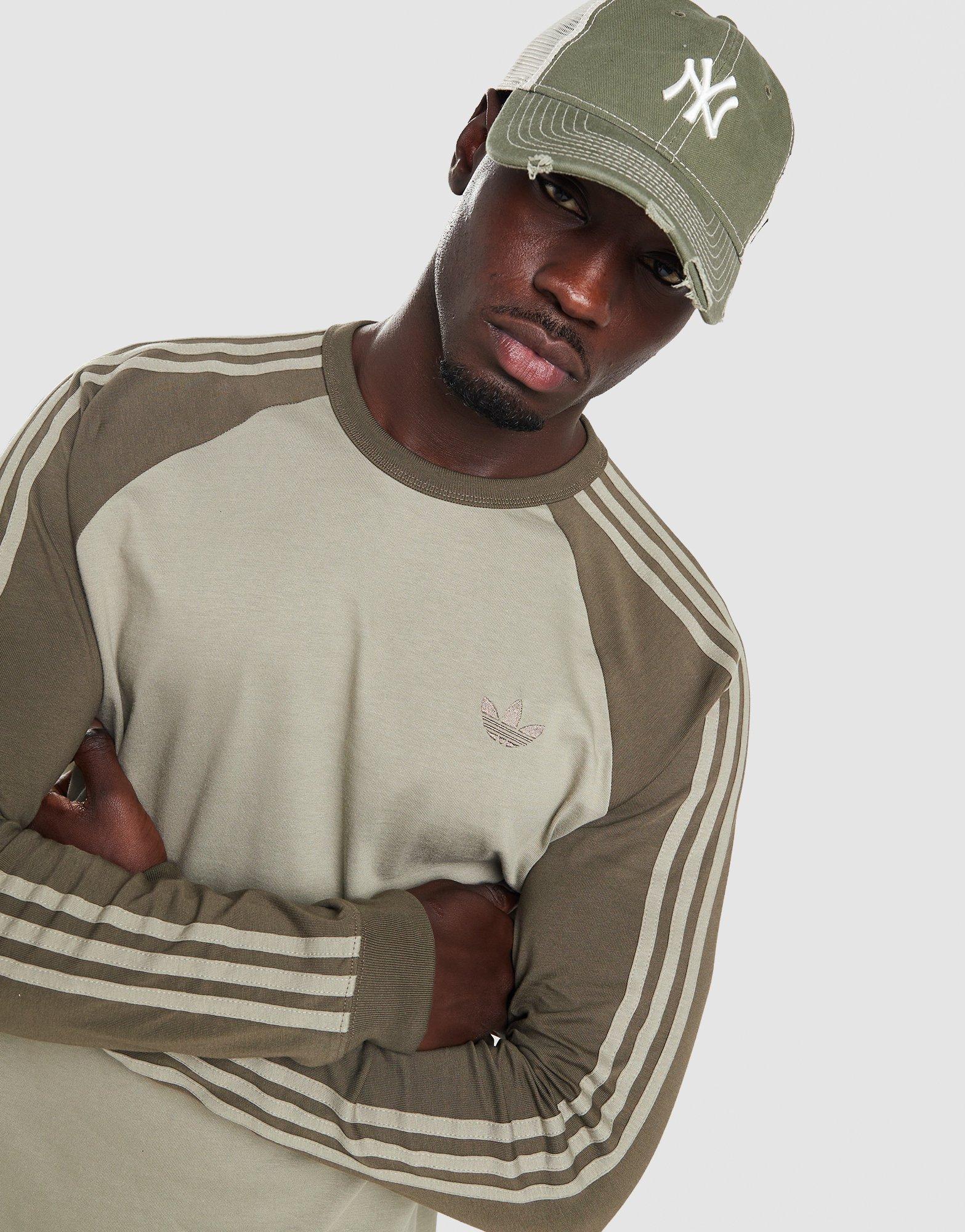 adidas Originals Adicolor 3-Stripe Long Sleeve T-Shirt