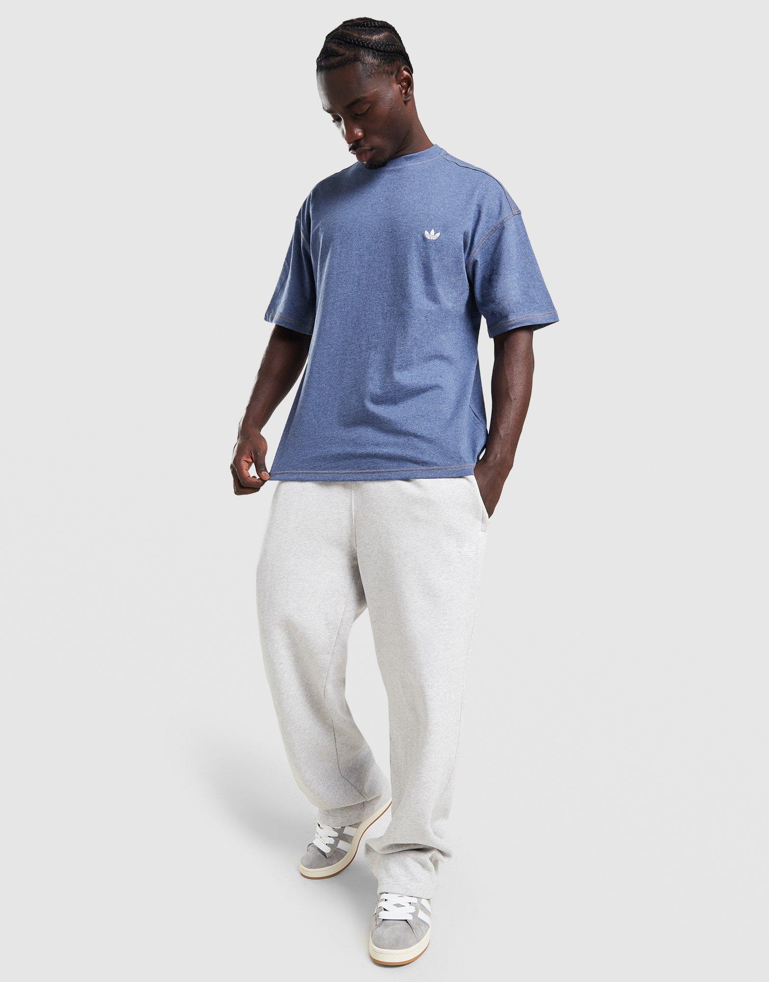 adidas Originals Trefoil Essentials Melange Loose Crop T-Shirt
