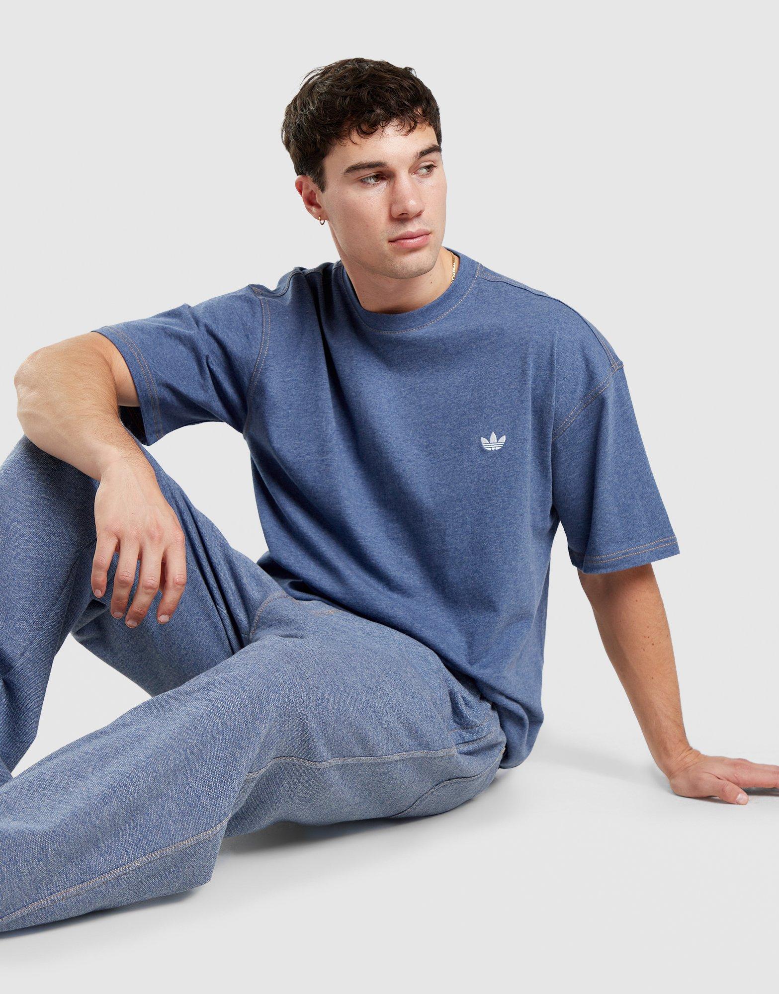 adidas Originals Trefoil Essentials Melange Loose Crop T-Shirt