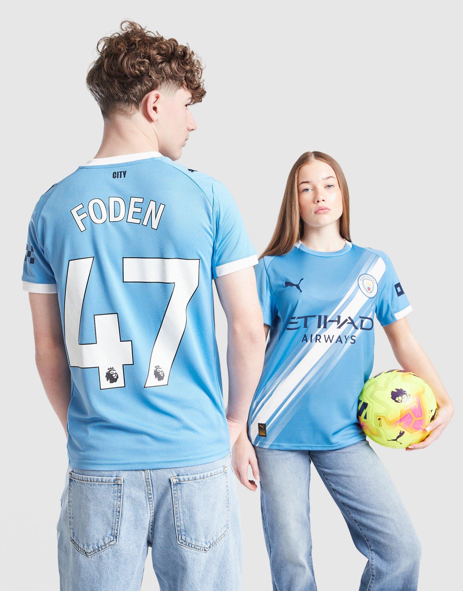 PUMA Prima Maglia Manchester City FC 2025/26 Foden #47 Junior